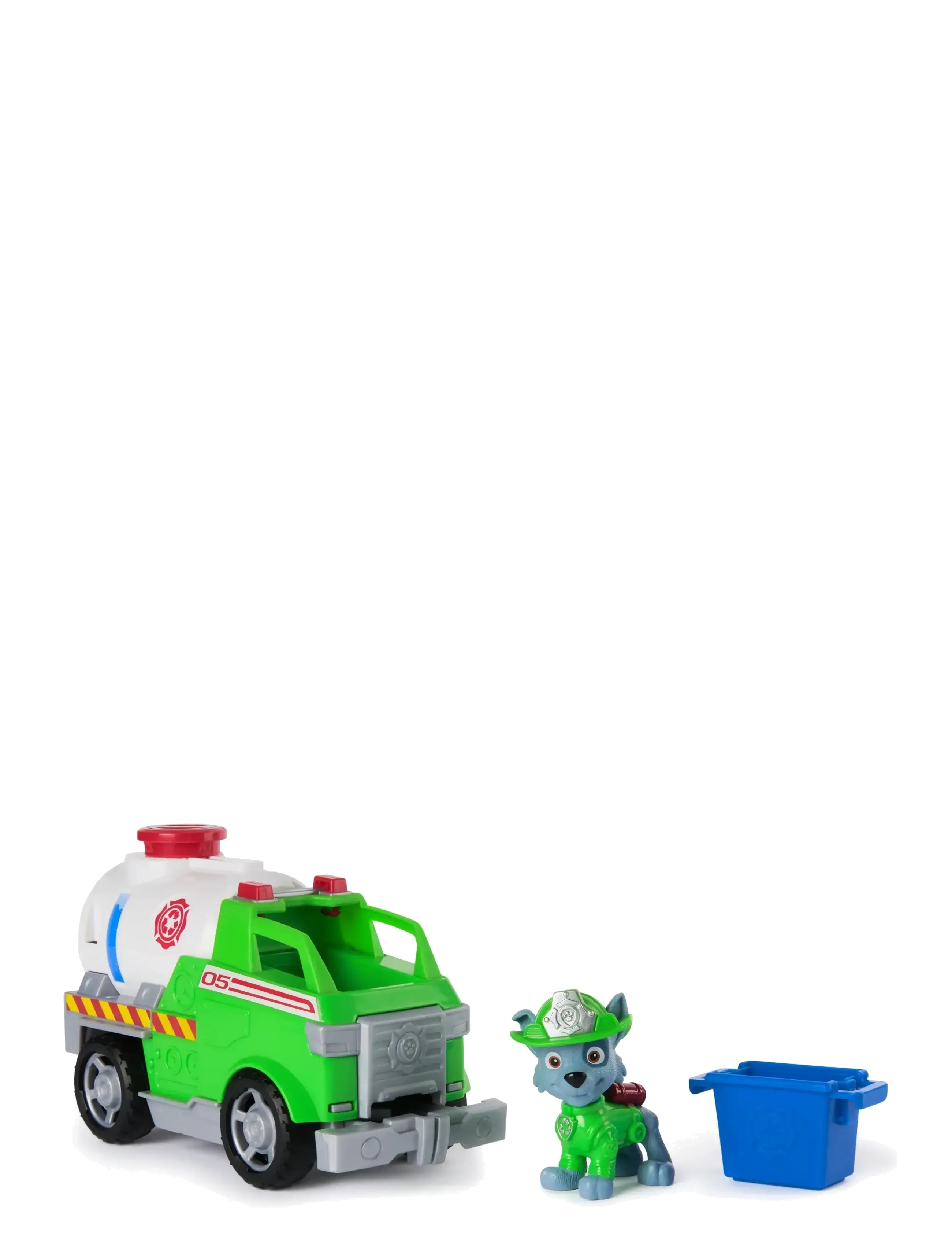 Paw Patrol Paw Patrol Fire Rescue Vehicle - Rocky - Legetøj - MUTI / green