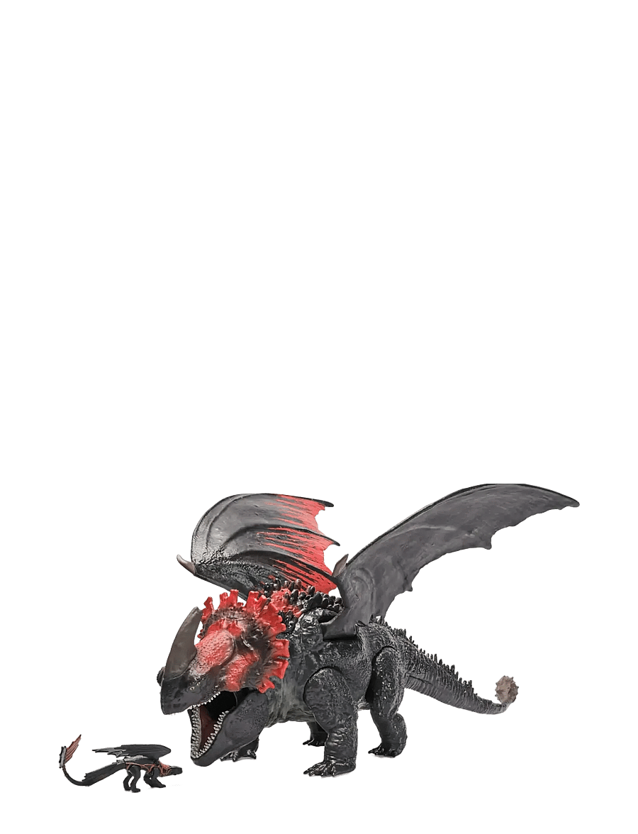 Dragon - Dragons Movie Red Death Chomping Rampage - dyr - muti - 1