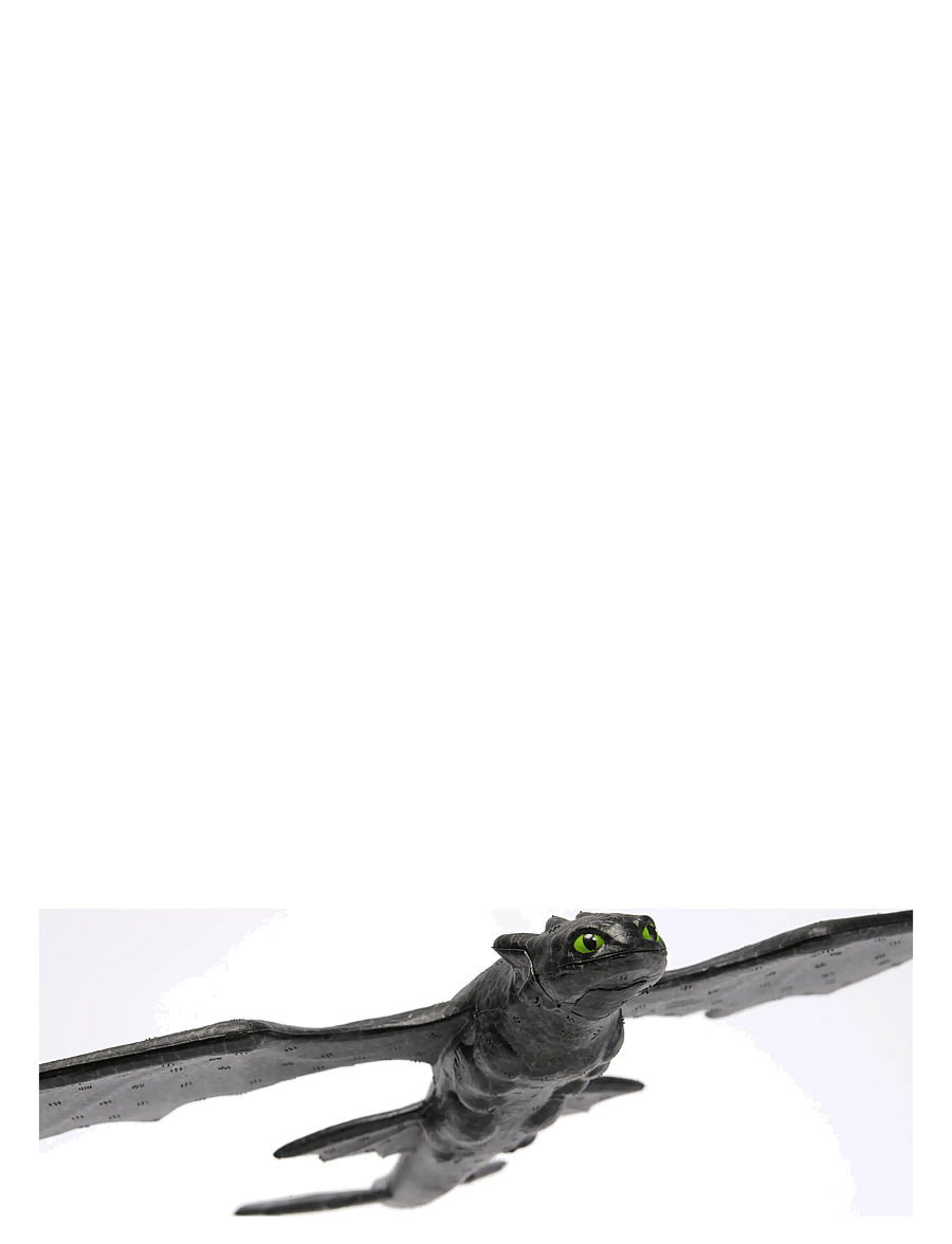 Dragon - Dragons Movie Gliding Toothless - djur - muti - 2