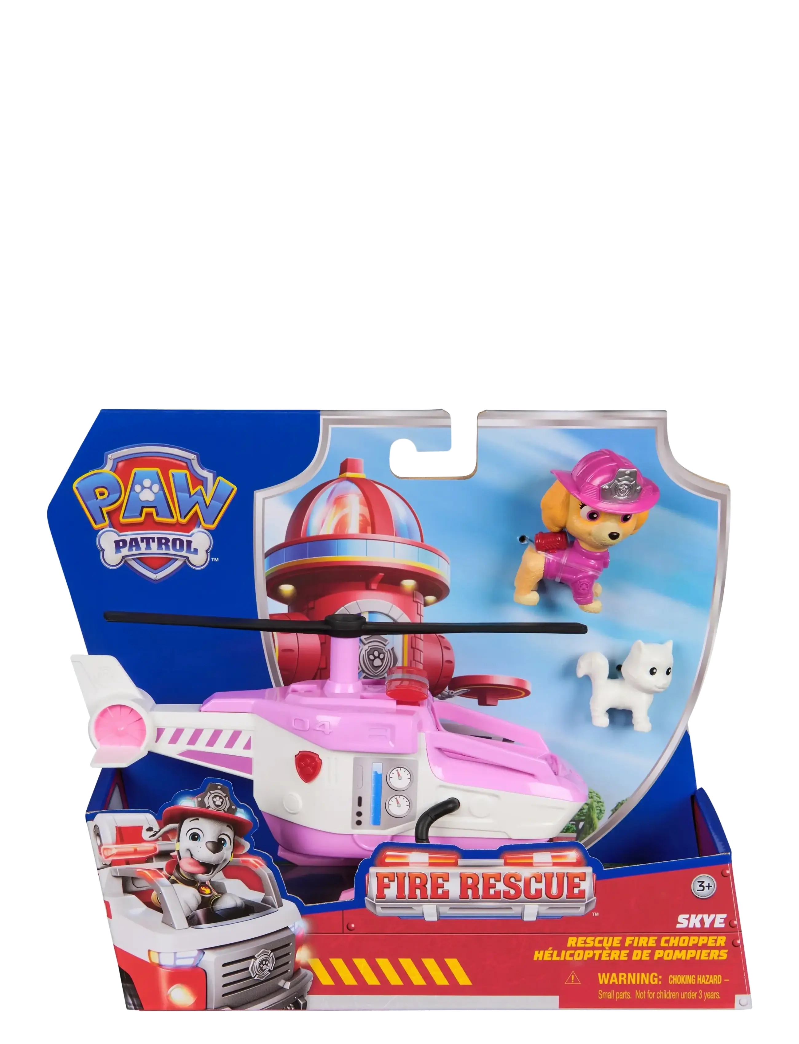 Paw Patrol Paw Patrol Fire Rescue Vehicle - Skye - Leikfangasett & fígúrur - MUTI / pink/rose
