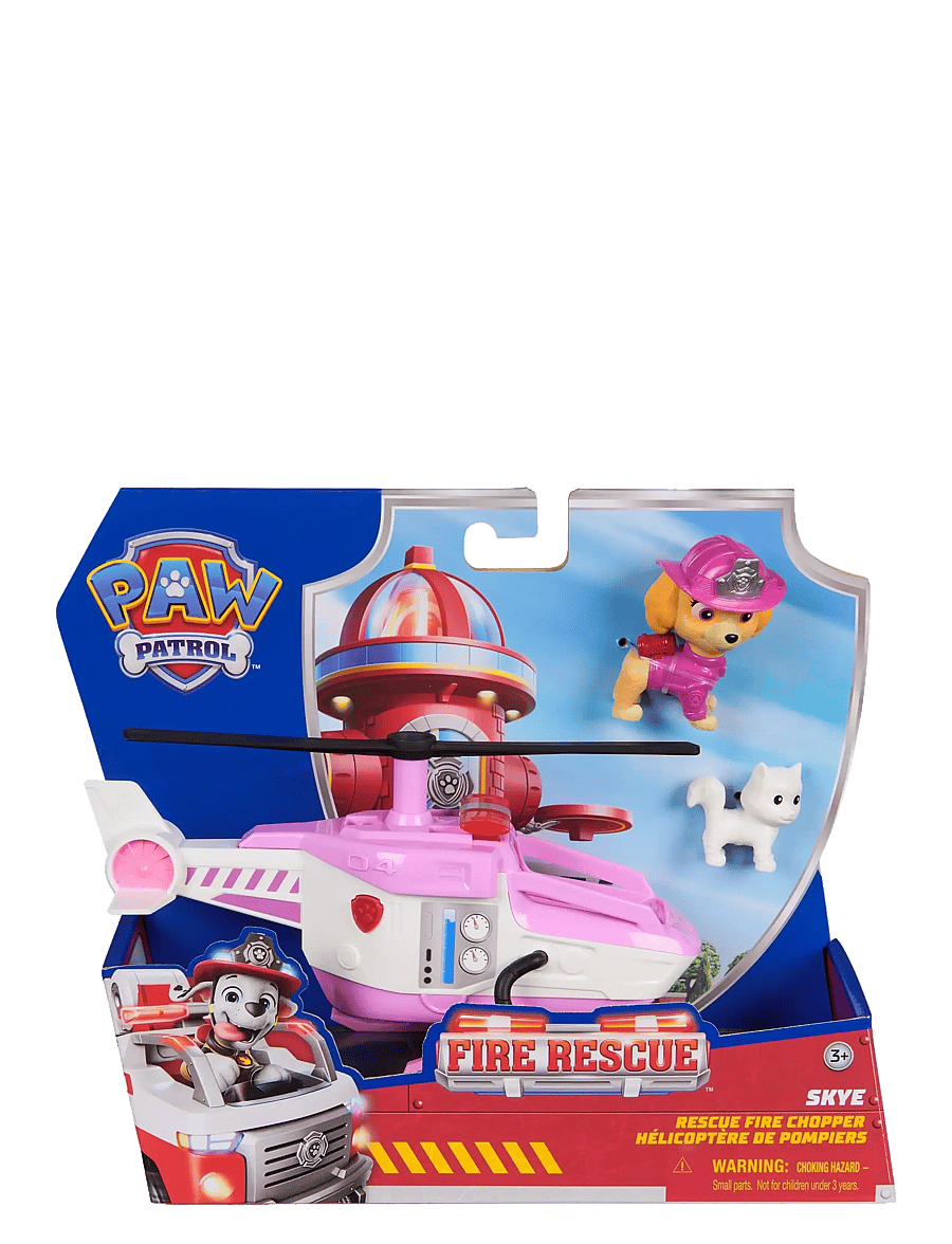 Paw Patrol - Paw Patrol Fire Rescue Vehicle - Skye - kvikmynda- og ævintýrapersónur - muti - 0