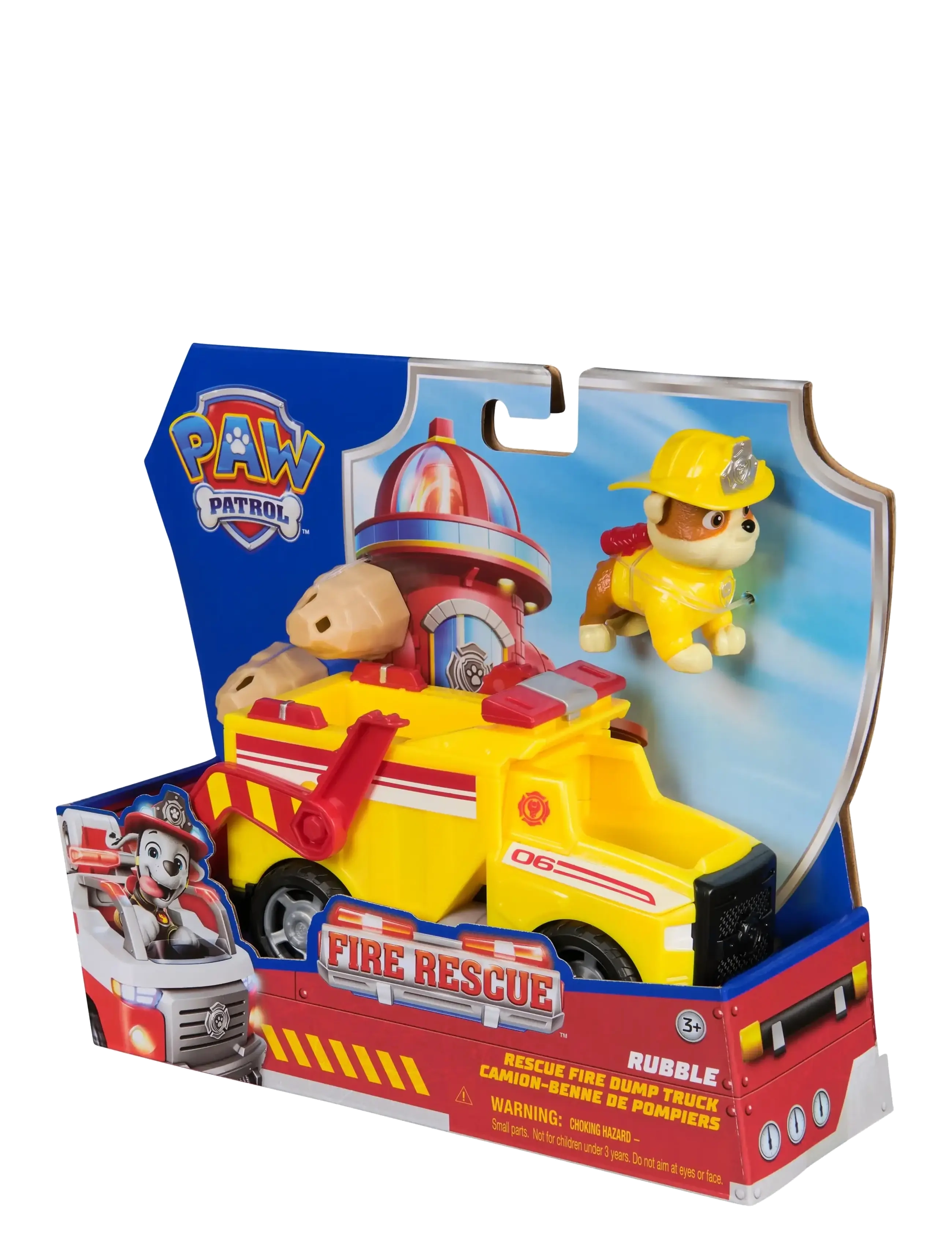 Paw Patrol - Paw Patrol Fire Rescue Vehicle - Rubble - film- & eventyrsfigurer - muti - 1