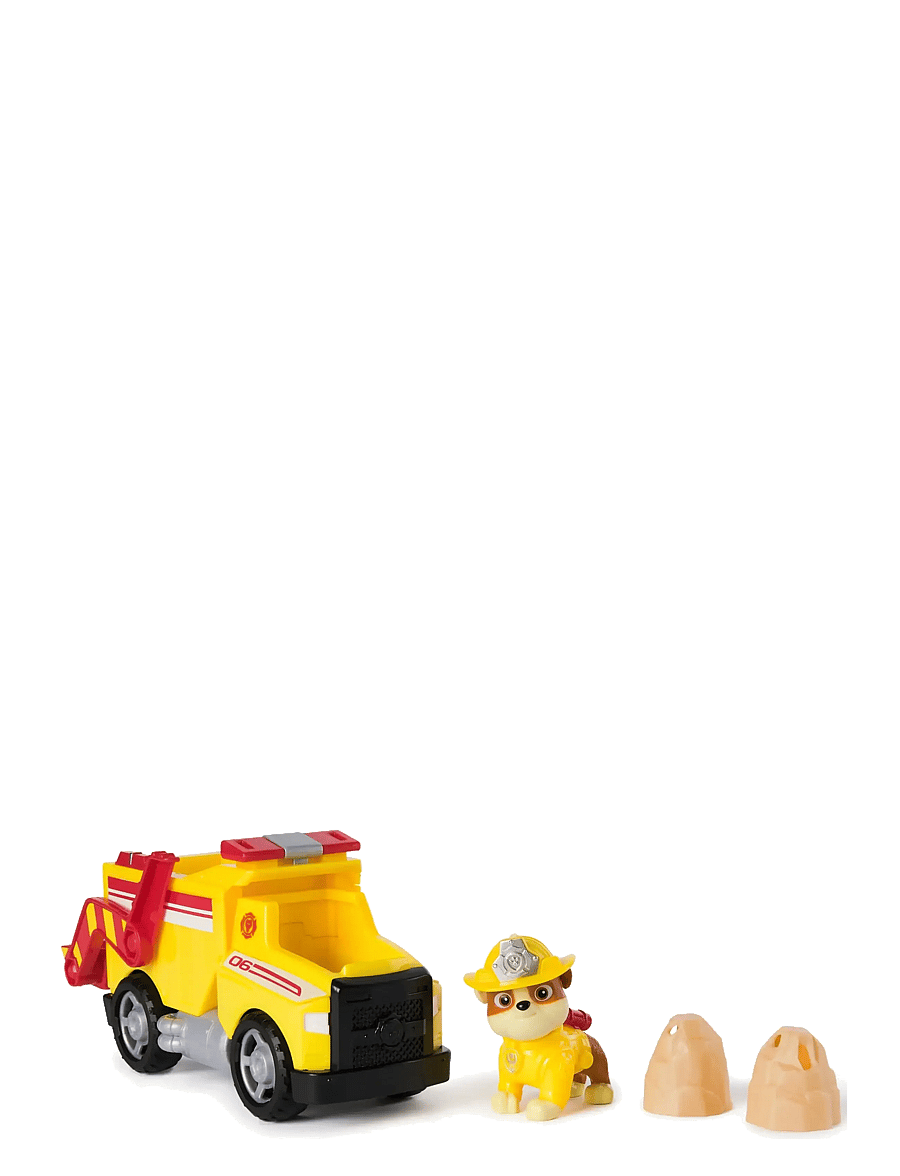 Paw Patrol - Paw Patrol Fire Rescue Vehicle - Rubble - kvikmynda- og ævintýrapersónur - muti - 2