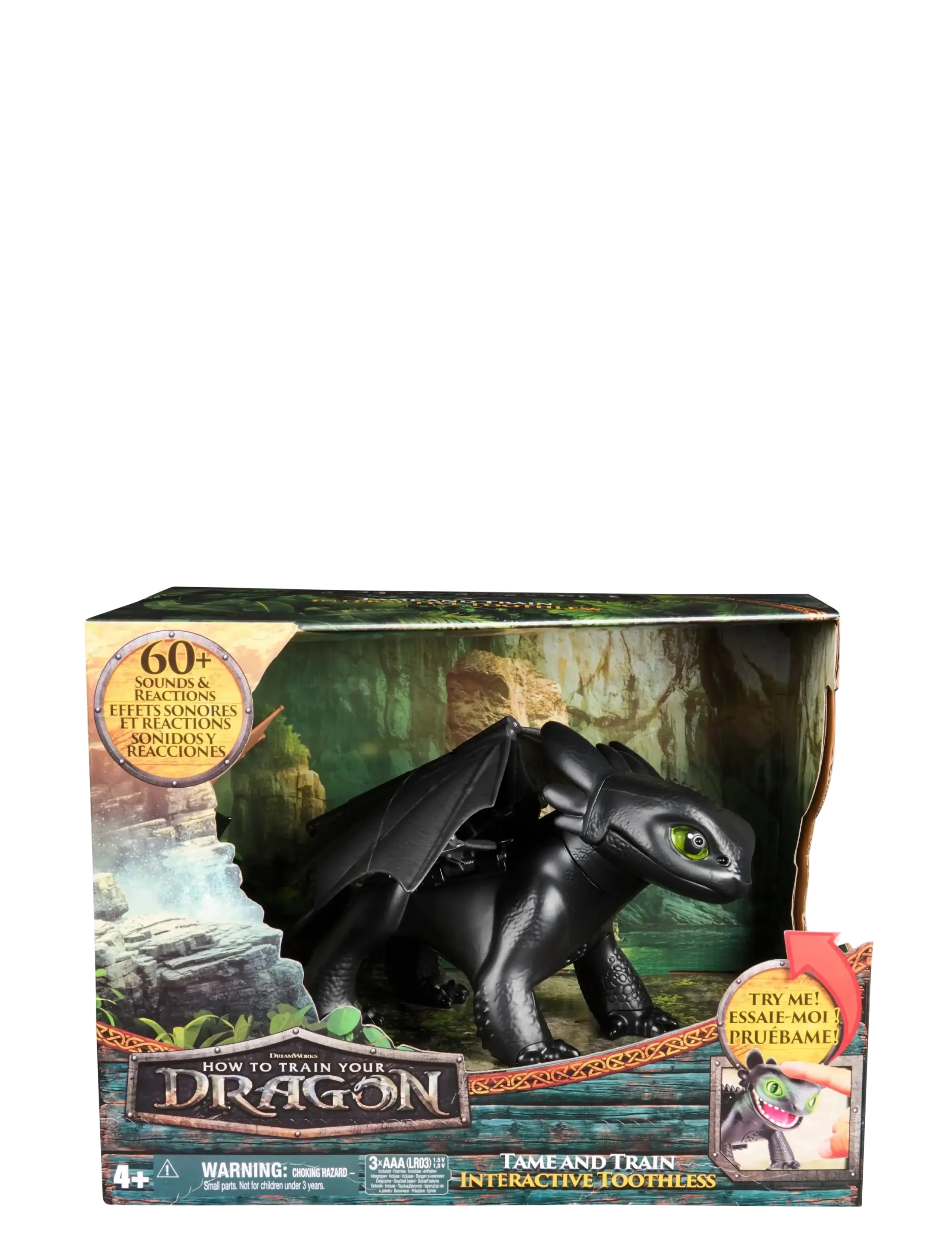 Dragon s Movie Tame & Train Interactive Toothless, Børn, Movies & Fairy Tale Characters, Sort, Str: ONE SIZE