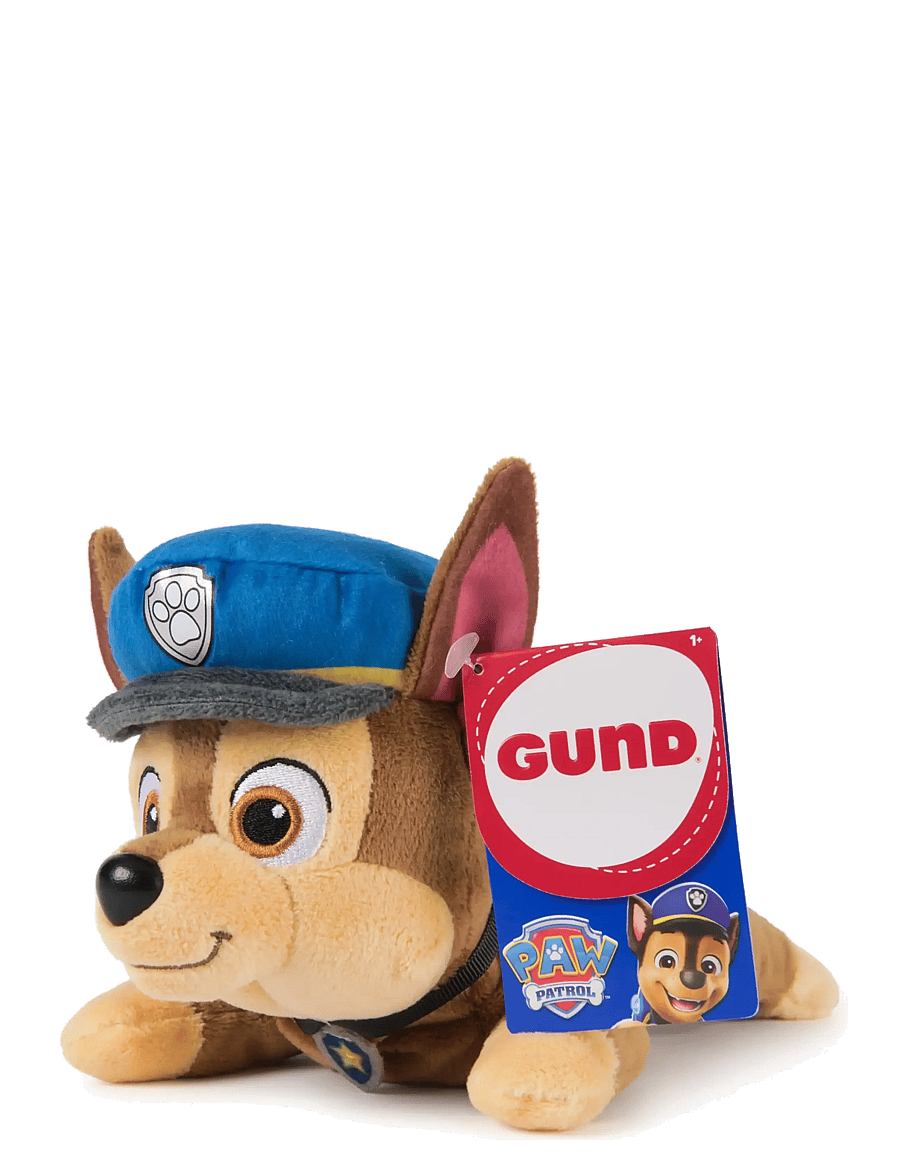Paw Patrol - Paw Patrol Gund Hat & Collar Plush 20 cm - Chase - tuskudýr - muti - 0