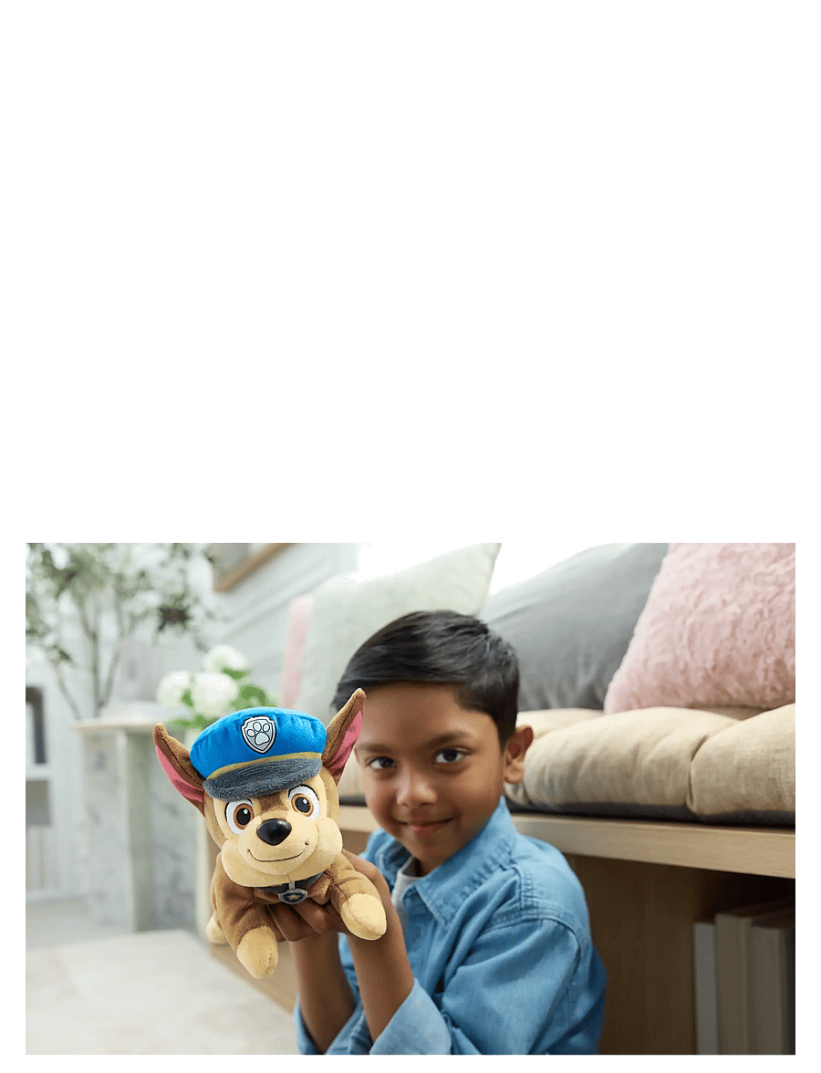 Paw Patrol - Paw Patrol Gund Hat & Collar Plush 20 cm - Chase - tuskudýr - muti - 5
