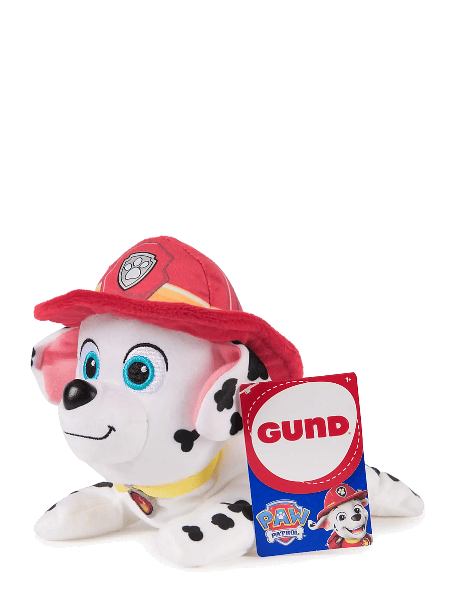 Paw Patrol - Paw Patrol Gund Hat & Collar Plush 20cm - Marshall - mjukisdjur - muti - 0