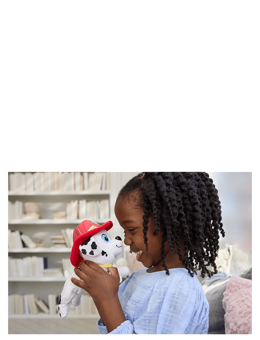 Paw Patrol - Paw Patrol Gund Hat & Collar Plush 20cm - Marshall - mjukisdjur - muti - 4