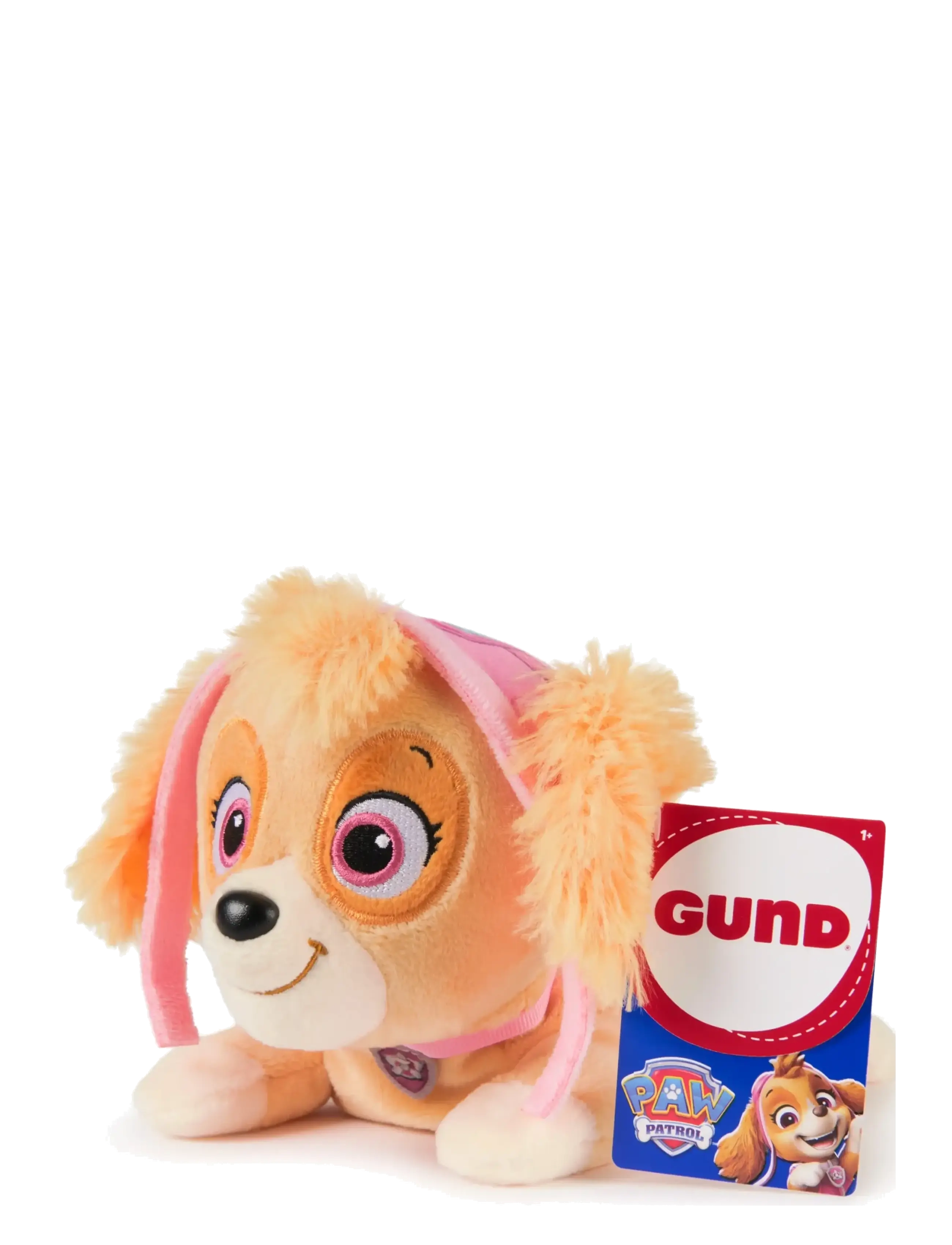 Paw Patrol Paw Patrol Gund Hat & Collar Plush 20 cm - Skye, One Size, Pink, Soft Legetøj > Stuffed Animals, Børn
