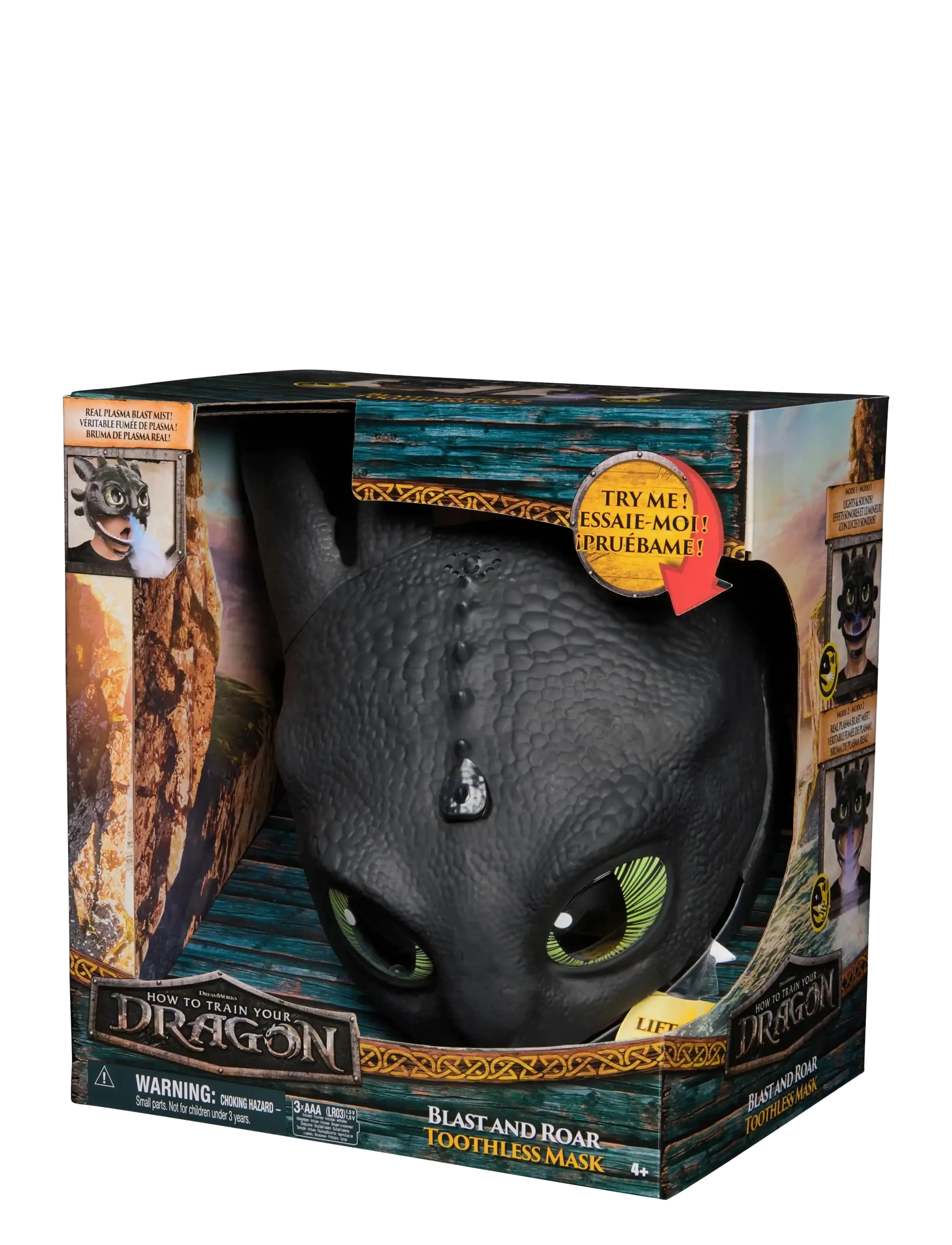 Dragon - Dragons Movie Bland and Roar Toothless Mask - kostymer - muti - 1