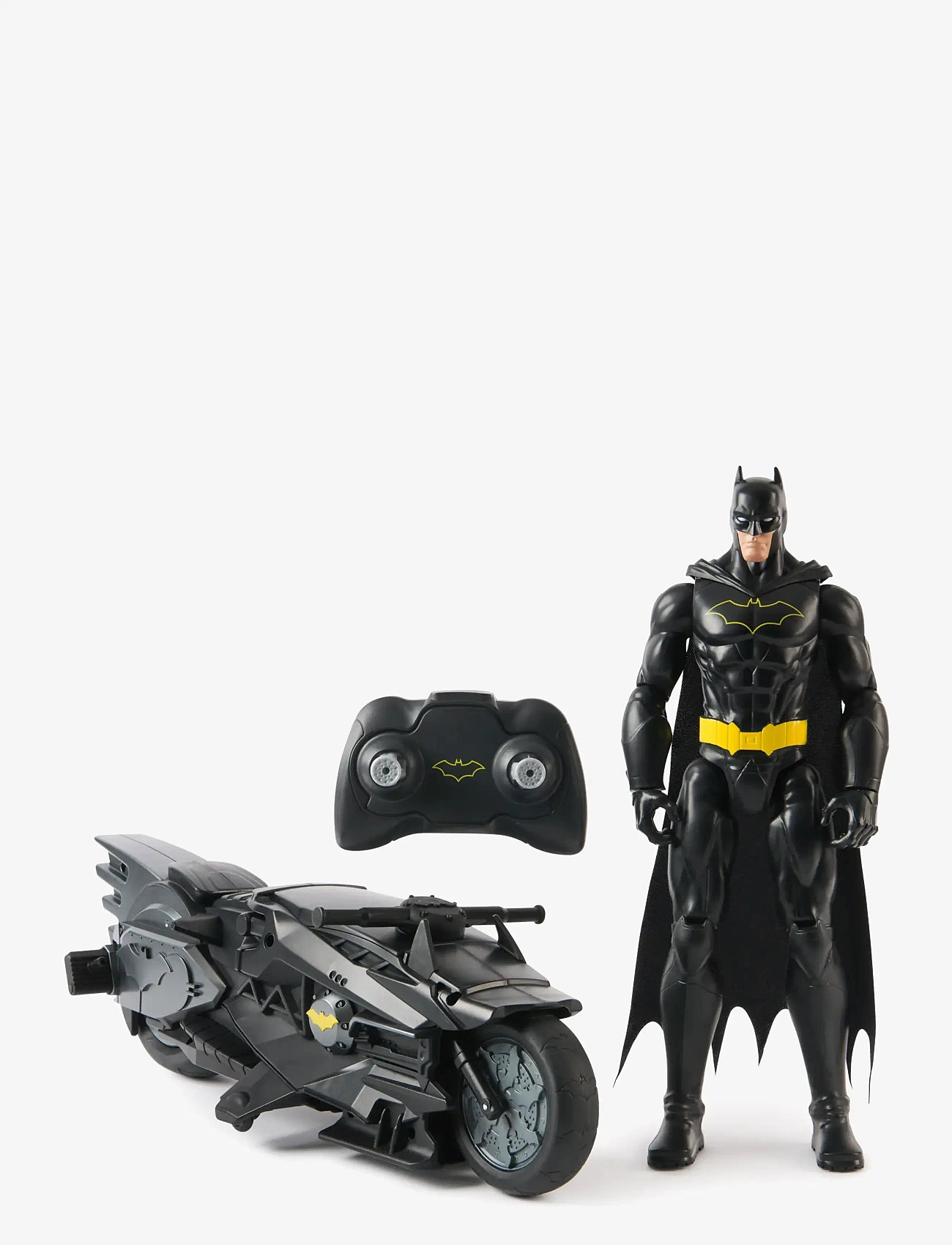 Batman - Batman Stealth Batcycle RC w. 30 cm Batman - film- & eventyrsfigurer - muti - 0