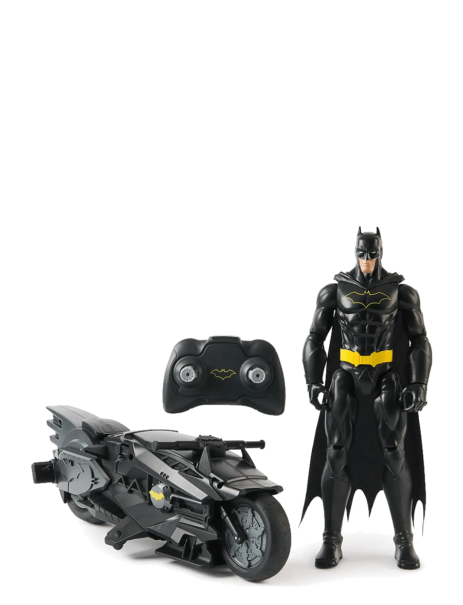Batman - Batman Stealth Batcycle RC w. 30 cm Batman - film & sagofigurer - muti - 0