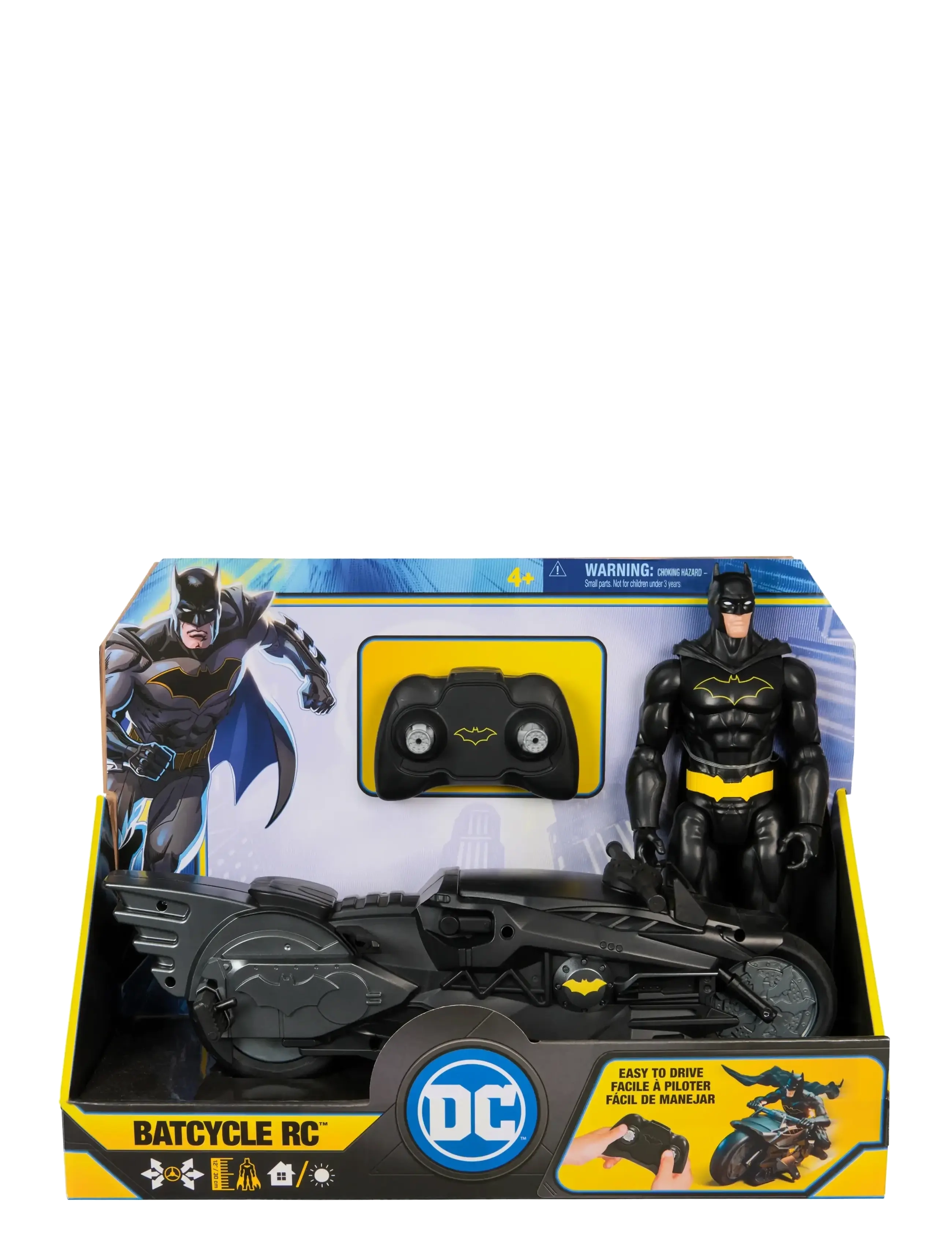 Batman - Batman Stealth Batcycle RC w. 30 cm Batman - film & sagofigurer - muti - 4