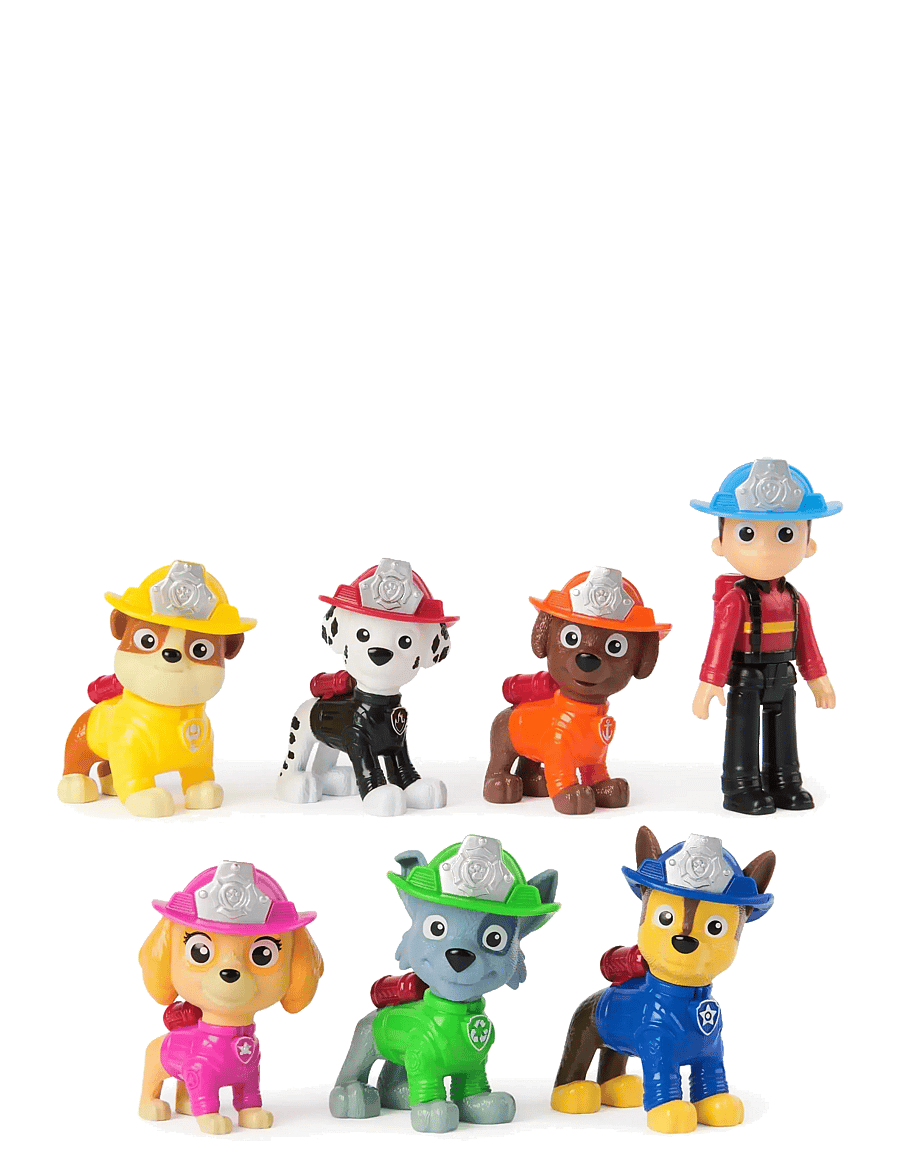 Paw Patrol - Paw Patrol Fire Rescue 7 Figure Pack - hasarfígúrur - muti - 0