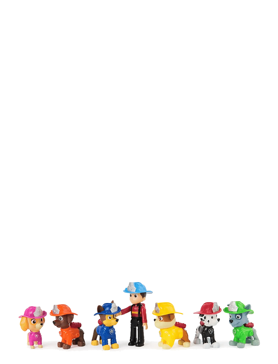 Paw Patrol - Paw Patrol Fire Rescue 7 Figure Pack - hasarfígúrur - muti - 1