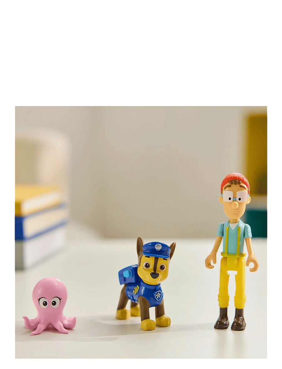 Paw Patrol - Paw Patrol Story Figure Pack - Chase - actionfigurer - muti - 4