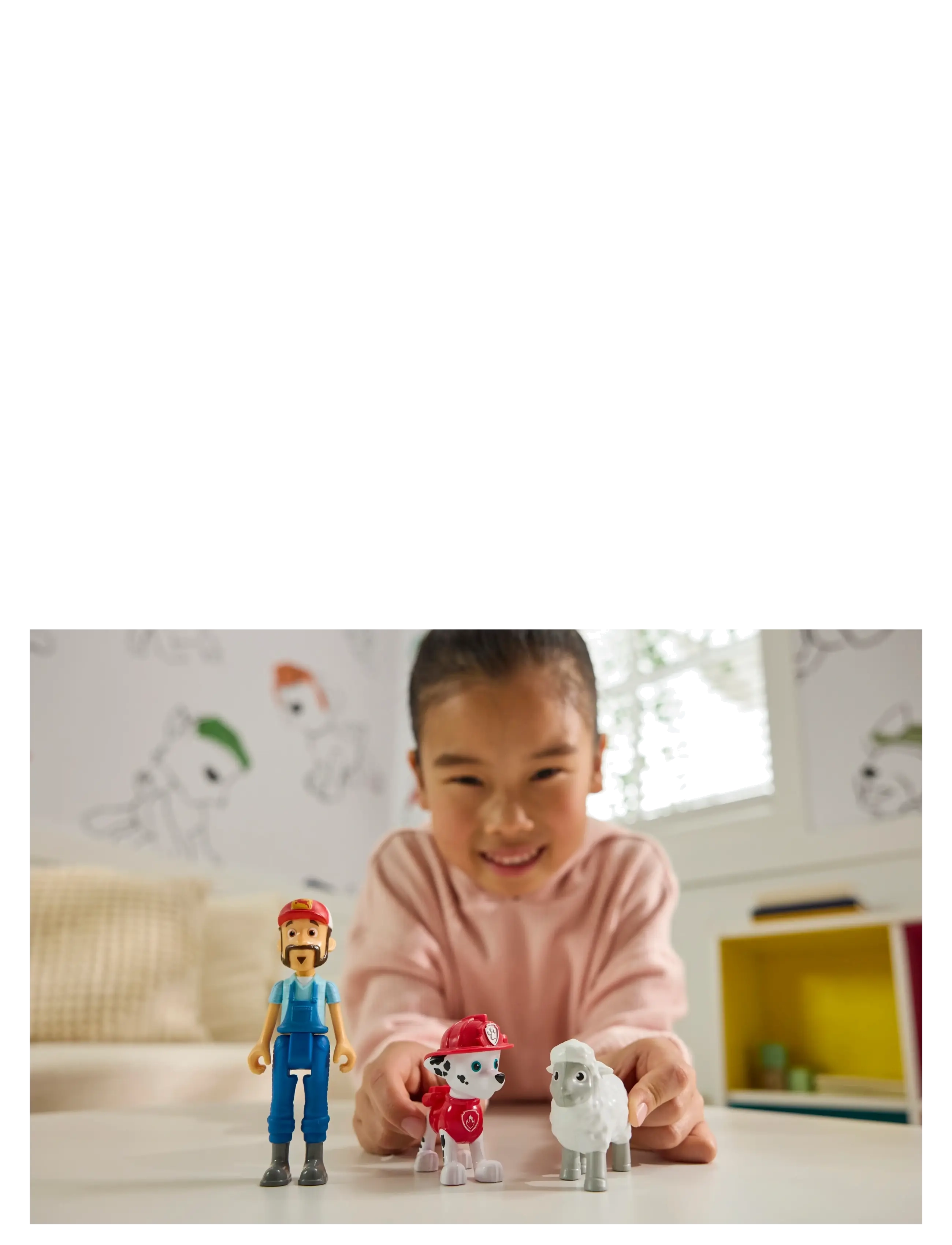 Paw Patrol - Paw Patrol Story Figure Pack -Marshall - legesæt - muti - 5