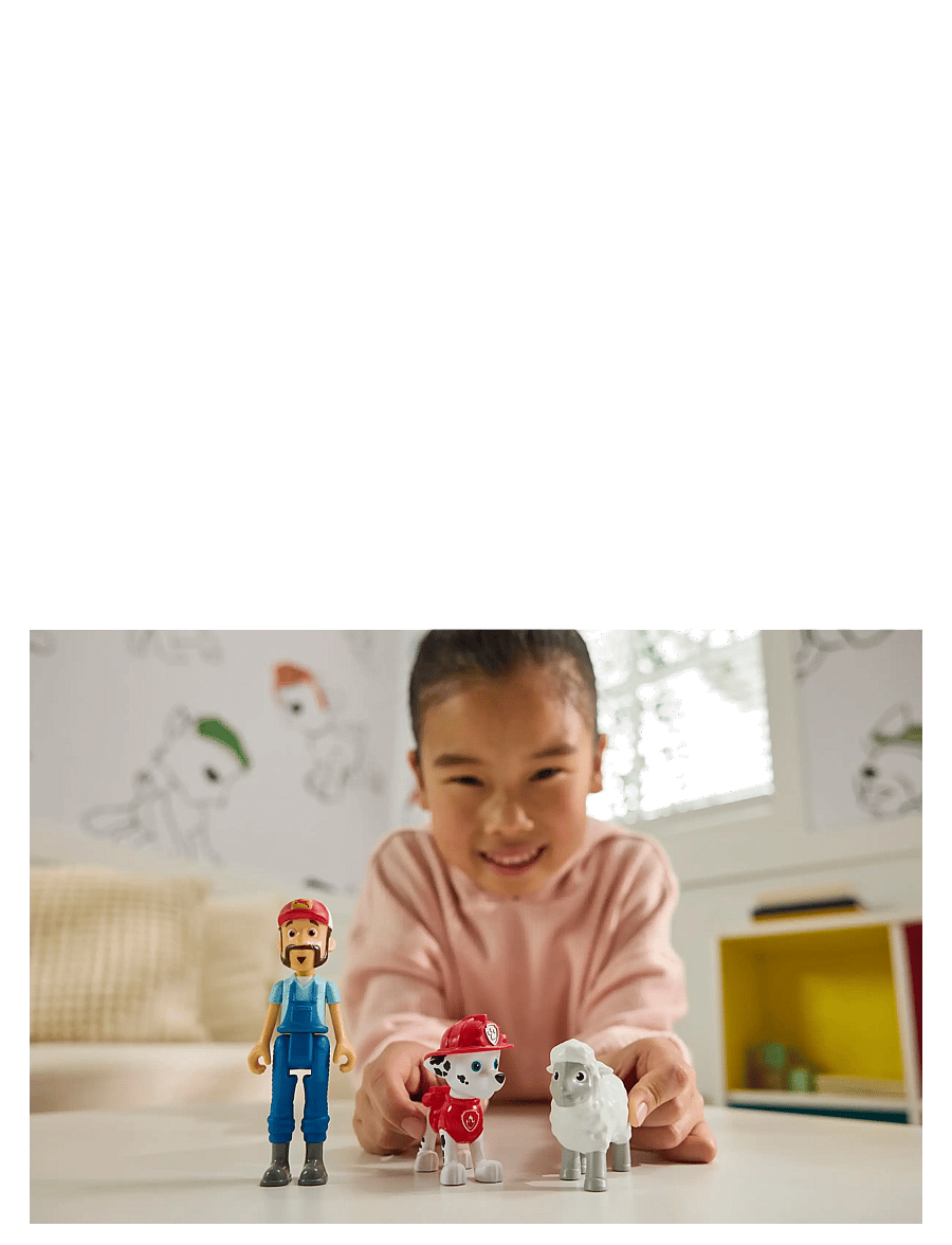 Paw Patrol - Paw Patrol Story Figure Pack -Marshall - legesæt - muti - 5