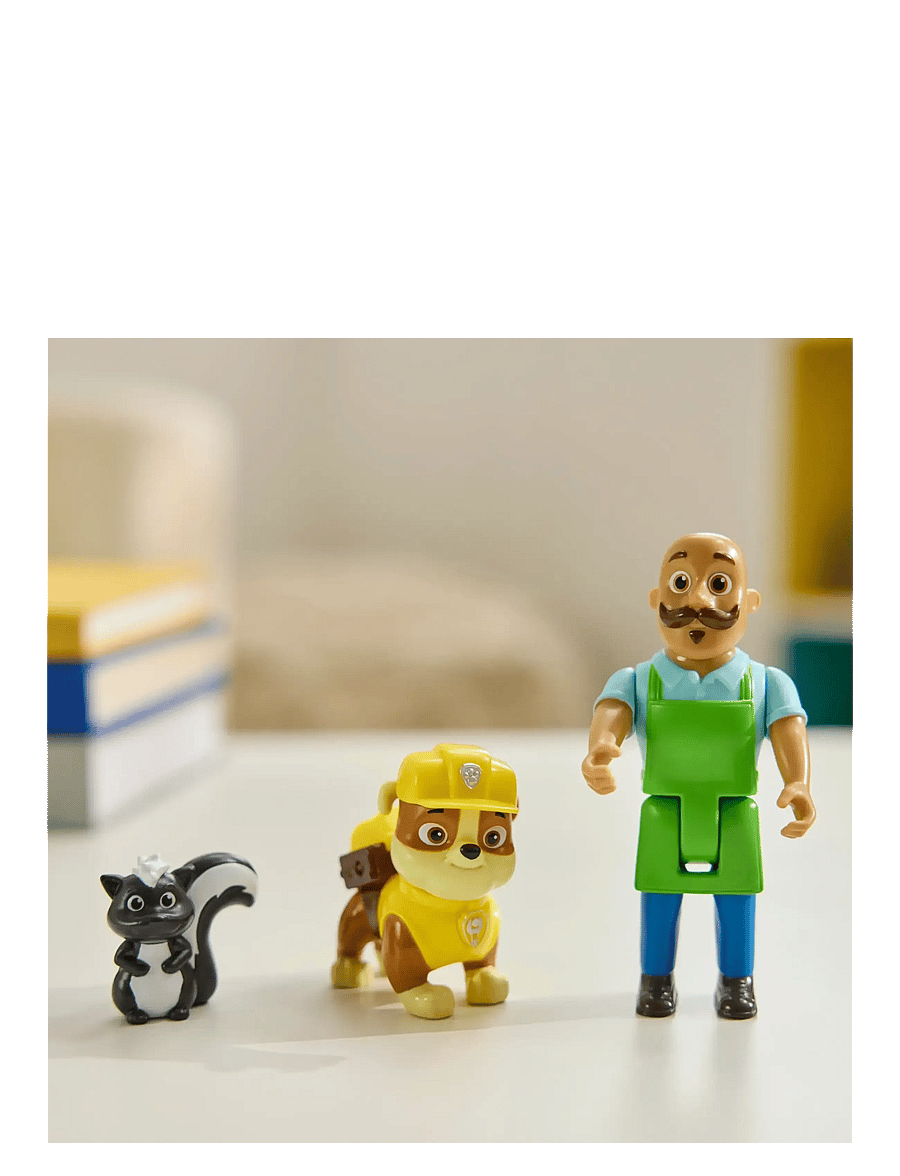 Paw Patrol - Paw Patrol Story Figure Pack - Rubble - film- & eventyrsfigurer - muti - 3