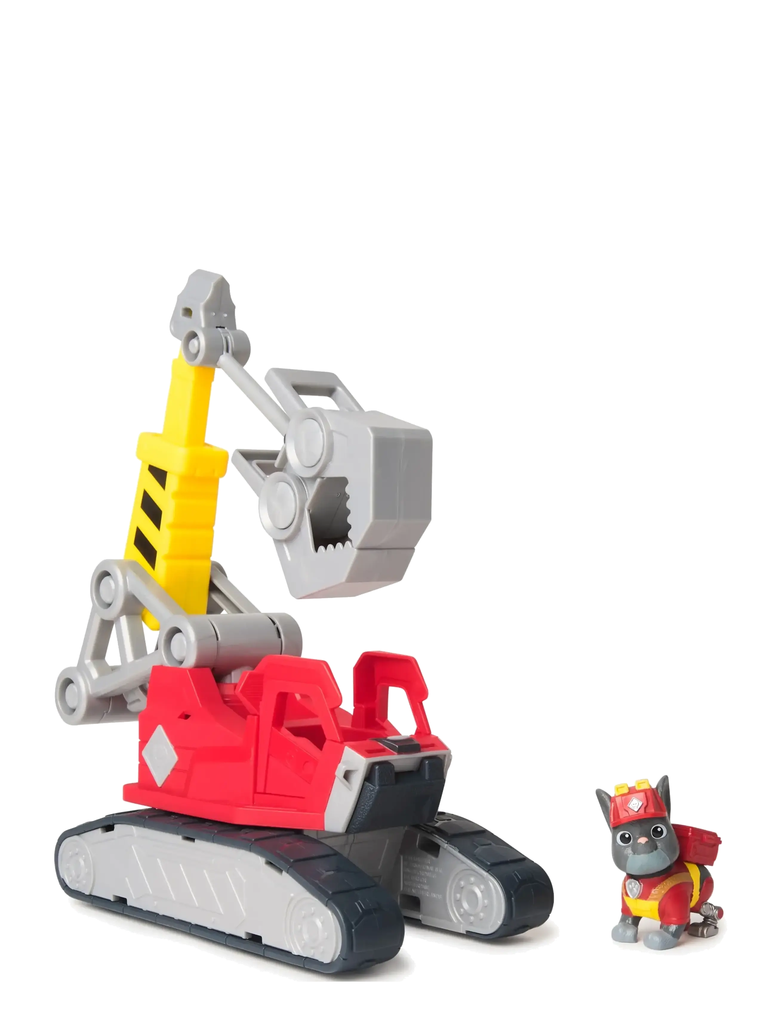 Paw Patrol Rubble & Crew Big Build Tool Vehicle - Charger, One Size, Red, Legetøjskøretøjer > Byggebiler, Børn