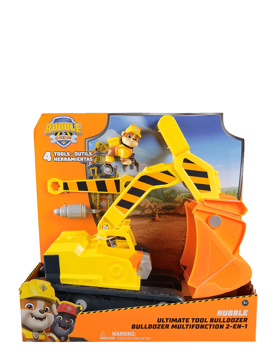 Paw Patrol - Rubble & Crew Big Build Tool Vehicle - Rubble - byggmaskiner - muti - 0