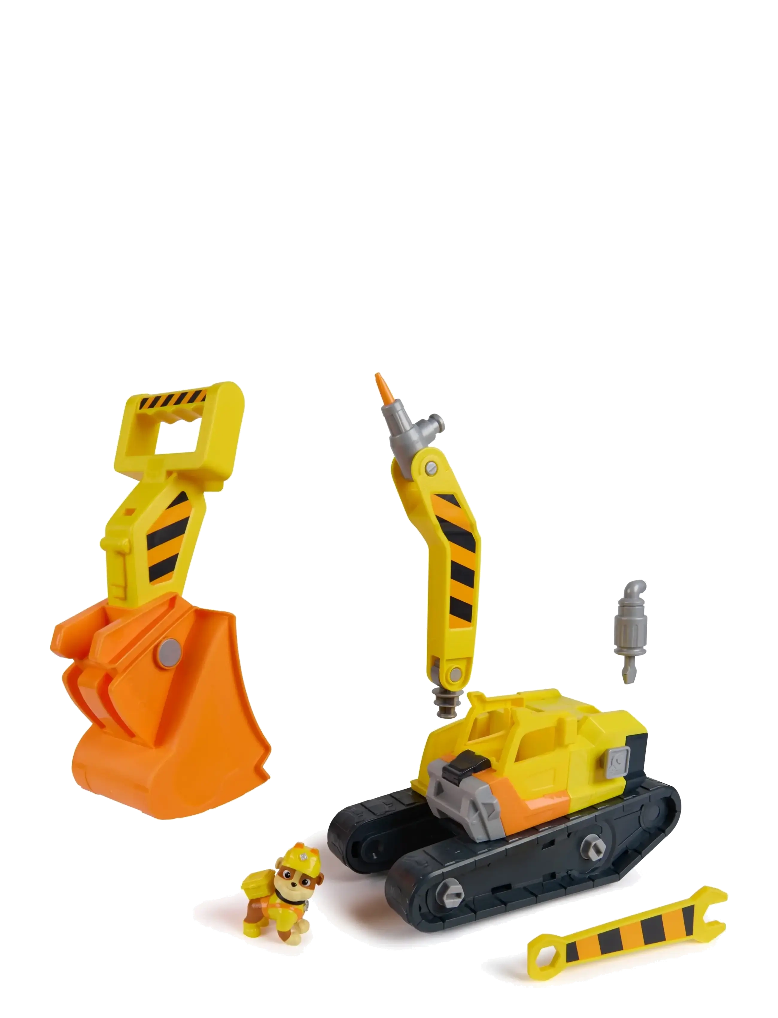 Paw Patrol - Rubble & Crew Big Build Tool Vehicle - Rubble - byggmaskiner - muti - 2
