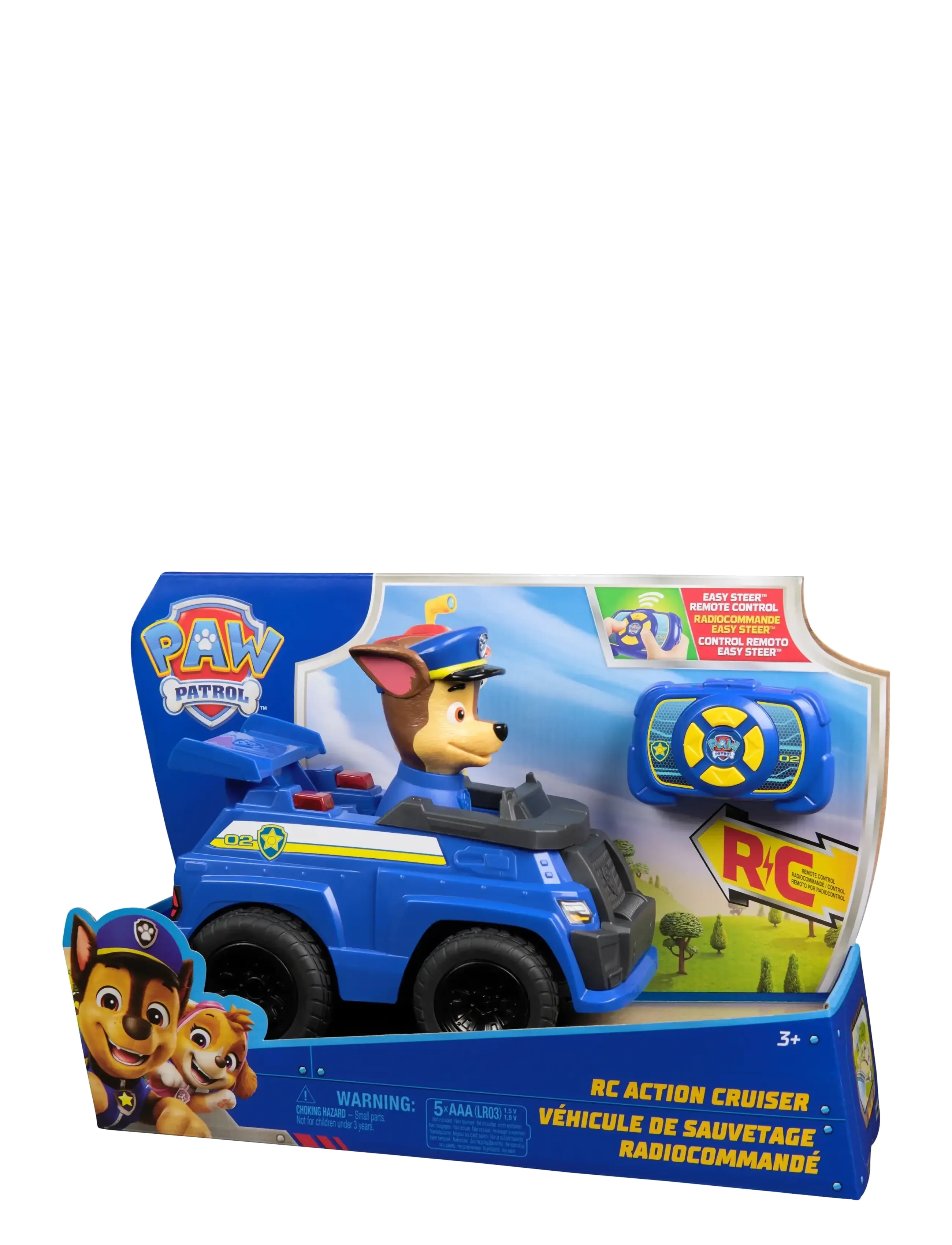 Paw Patrol Paw Patrol Race & Rescue Rc Chase, One Size, Blue, Legetøj > Remote Controlled Legetøj, Børn