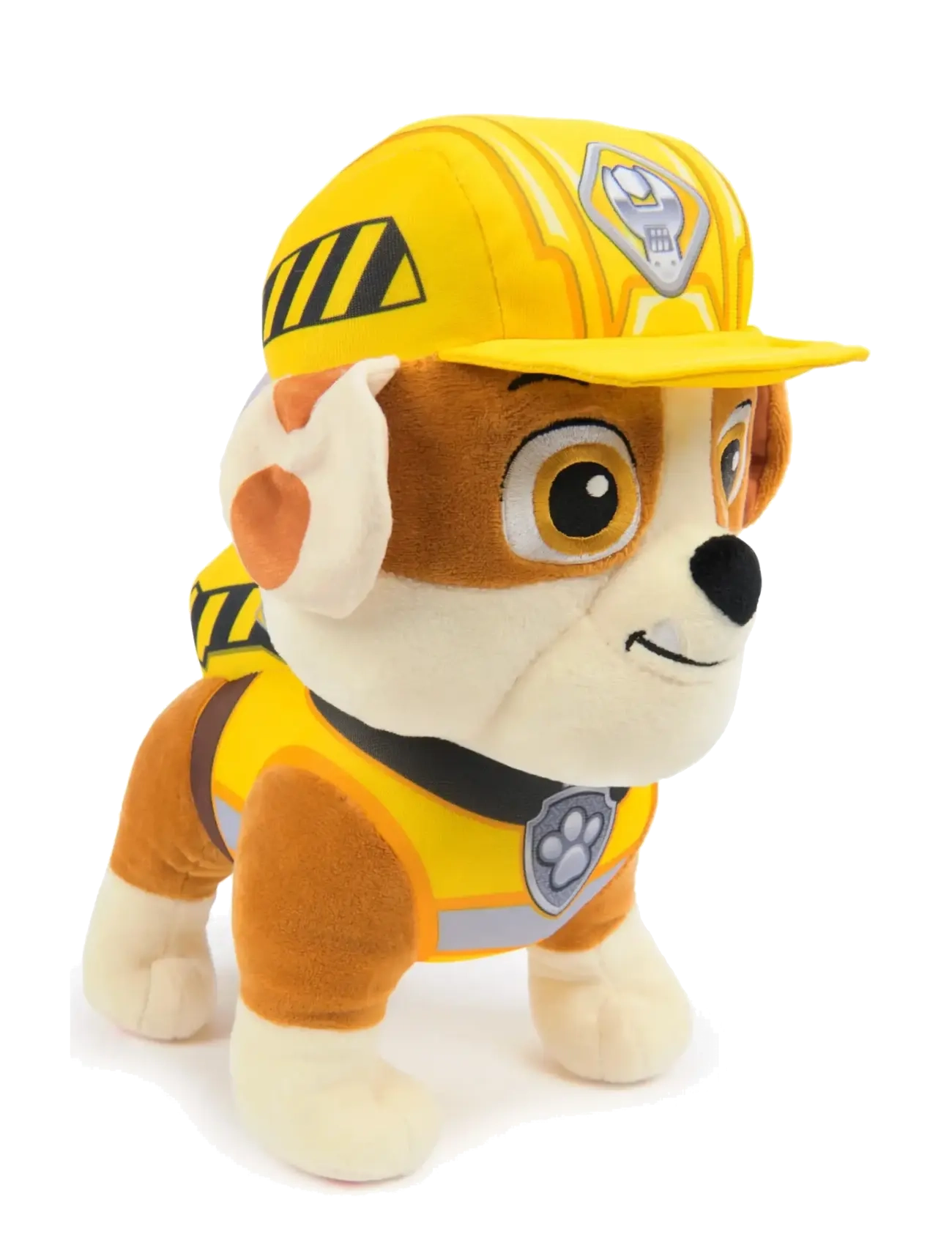 Paw Patrol - Rubble & Crew Rubble Feature Plush 30 cm - kosedyr - muti - 2