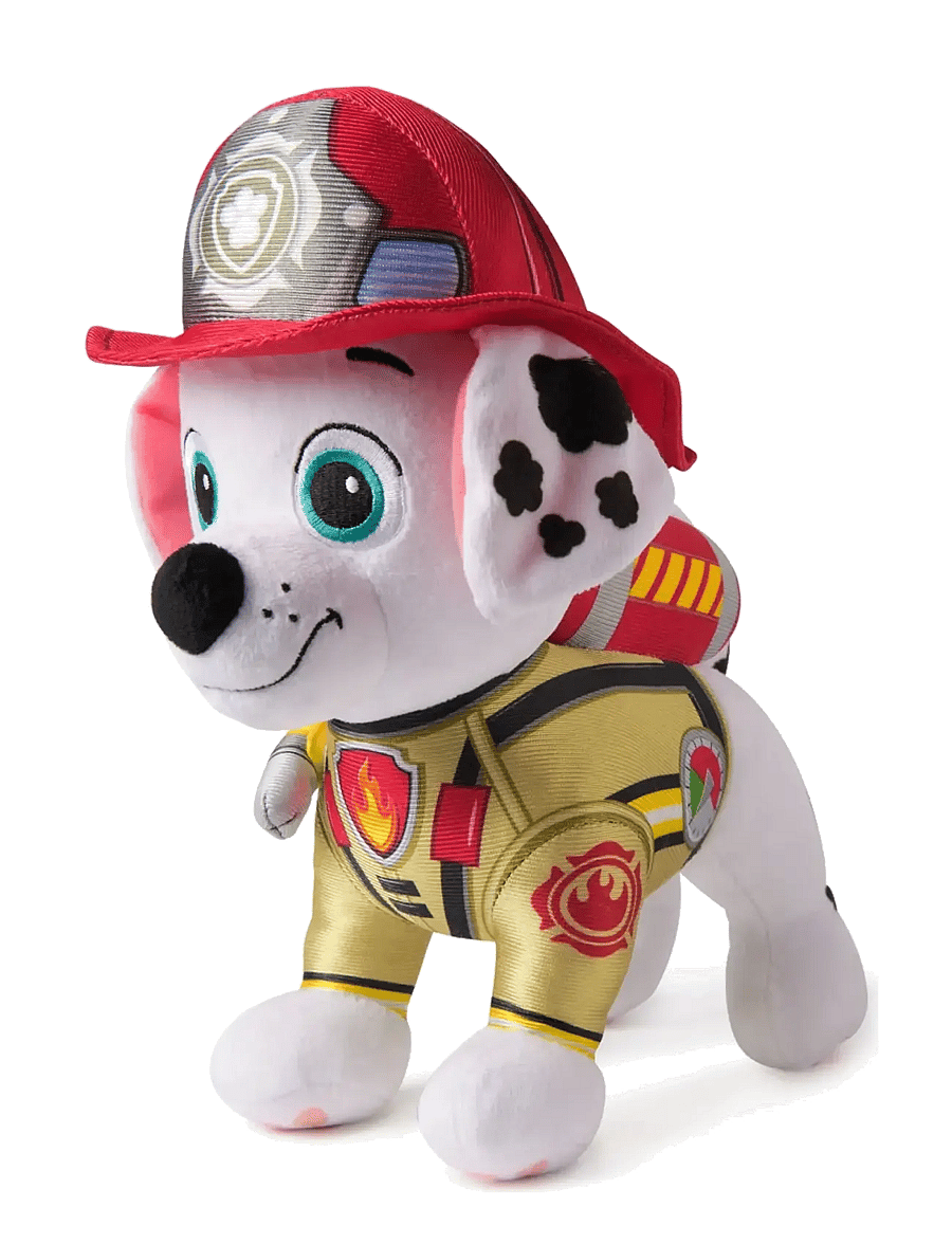Paw Patrol - Paw Patrol Fire Rescue Deluxe Plush 30 cm-Marshall - tuskudýr - muti - 1