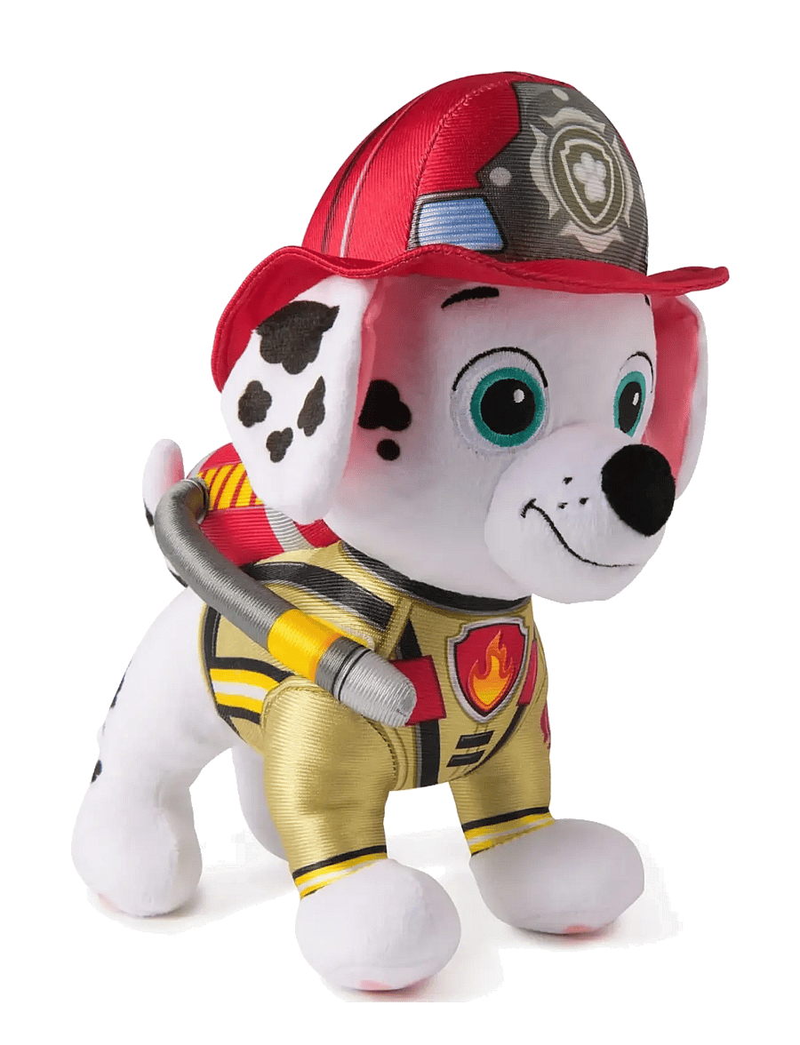 Paw Patrol - Paw Patrol Fire Rescue Deluxe Plush 30 cm-Marshall - tuskudýr - muti - 2