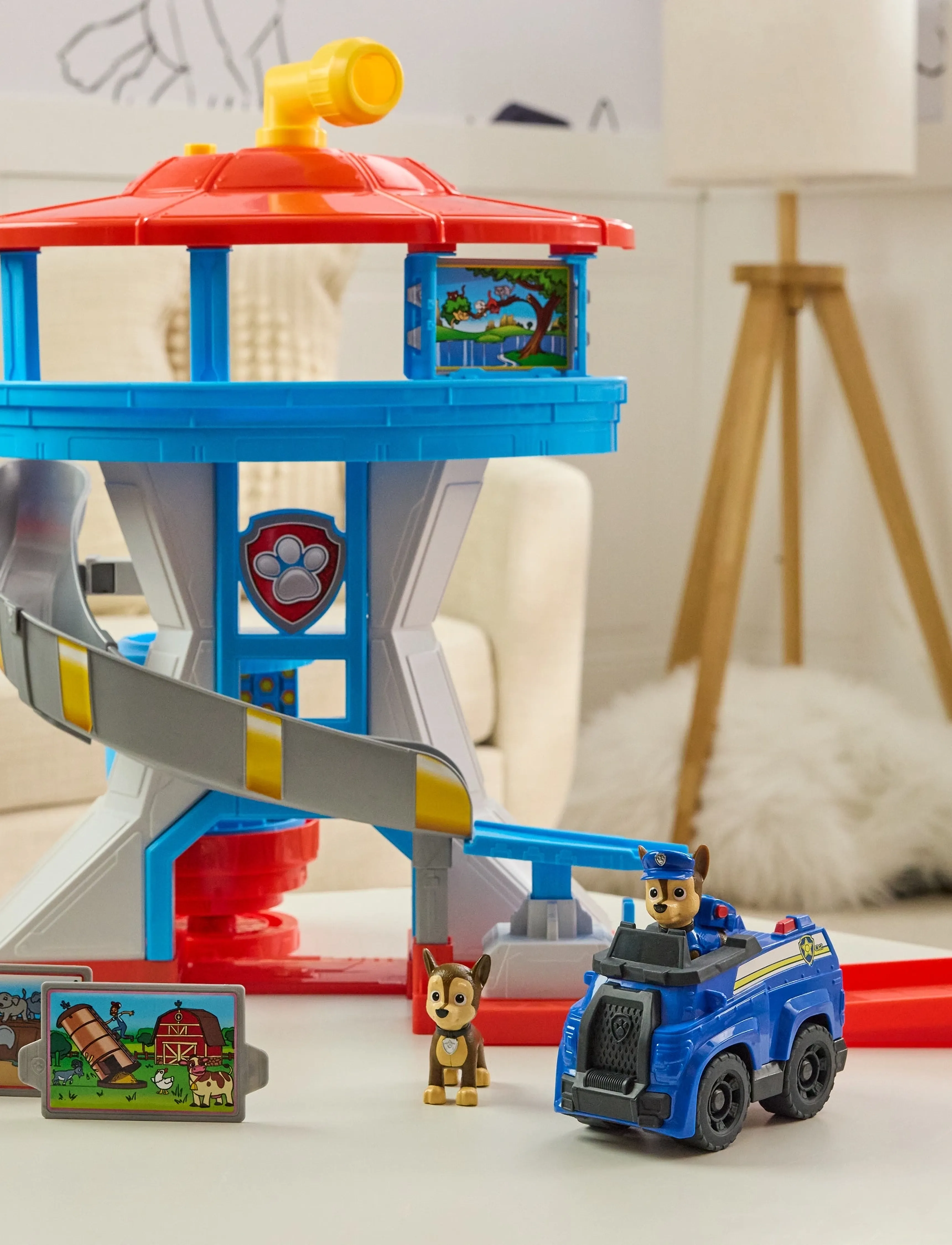 Paw Patrol Paw Patrol Core Lookout Tower, One Size, Multi/patterned, Legesæt Og Actionfigurer > Film- Og Eventyrfigurer, Børn