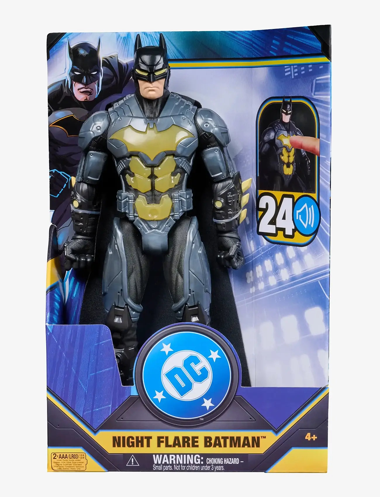 Batman - Batman Lights & Sounds Stealth Batman 30 cm - actionfigurer - muti - 0