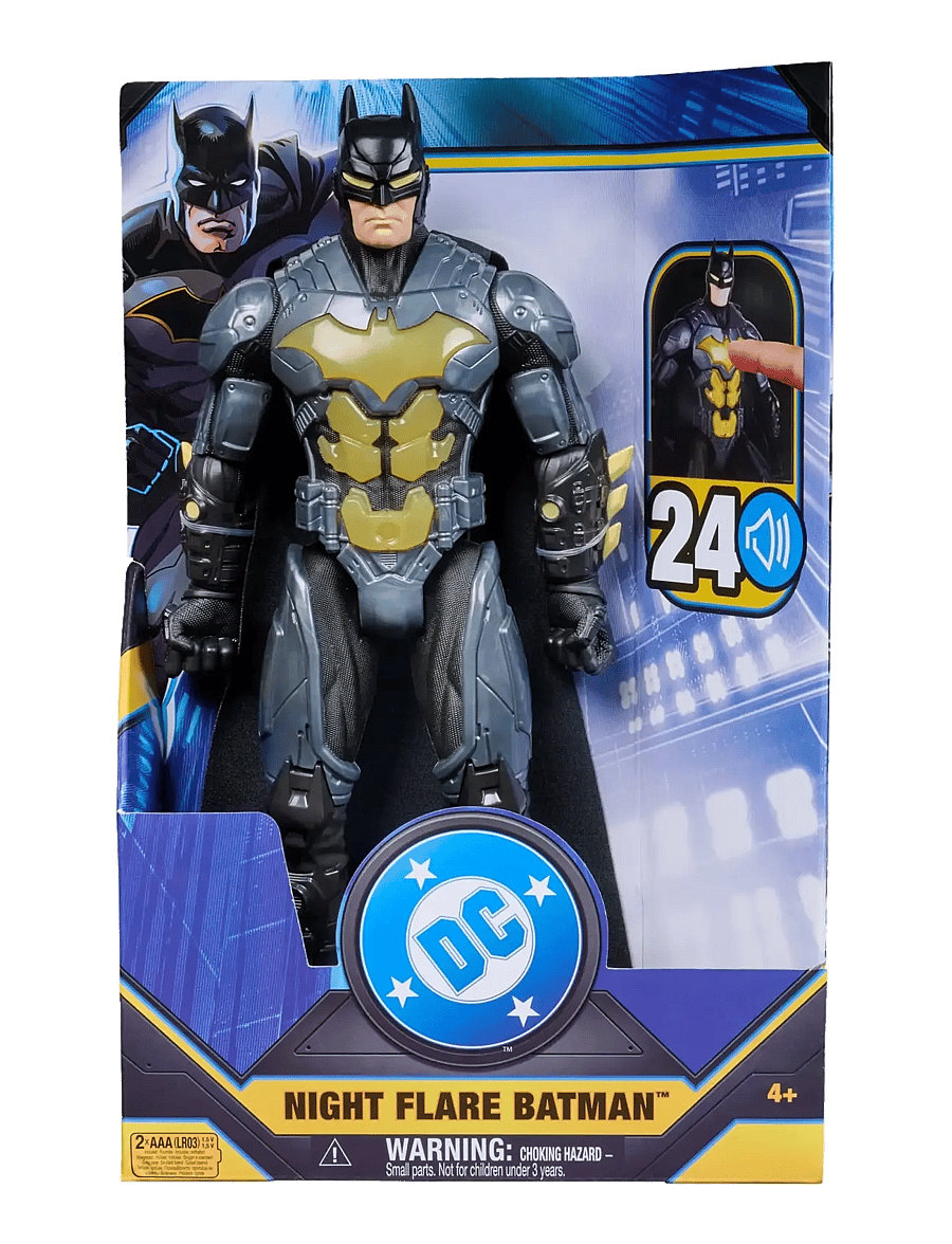 Batman - Batman Lights & Sounds Stealth Batman 30 cm - actionfigurer - muti - 0