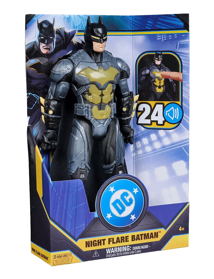 Batman - Batman Lights & Sounds Stealth Batman 30 cm - actionfigurer - muti - 3