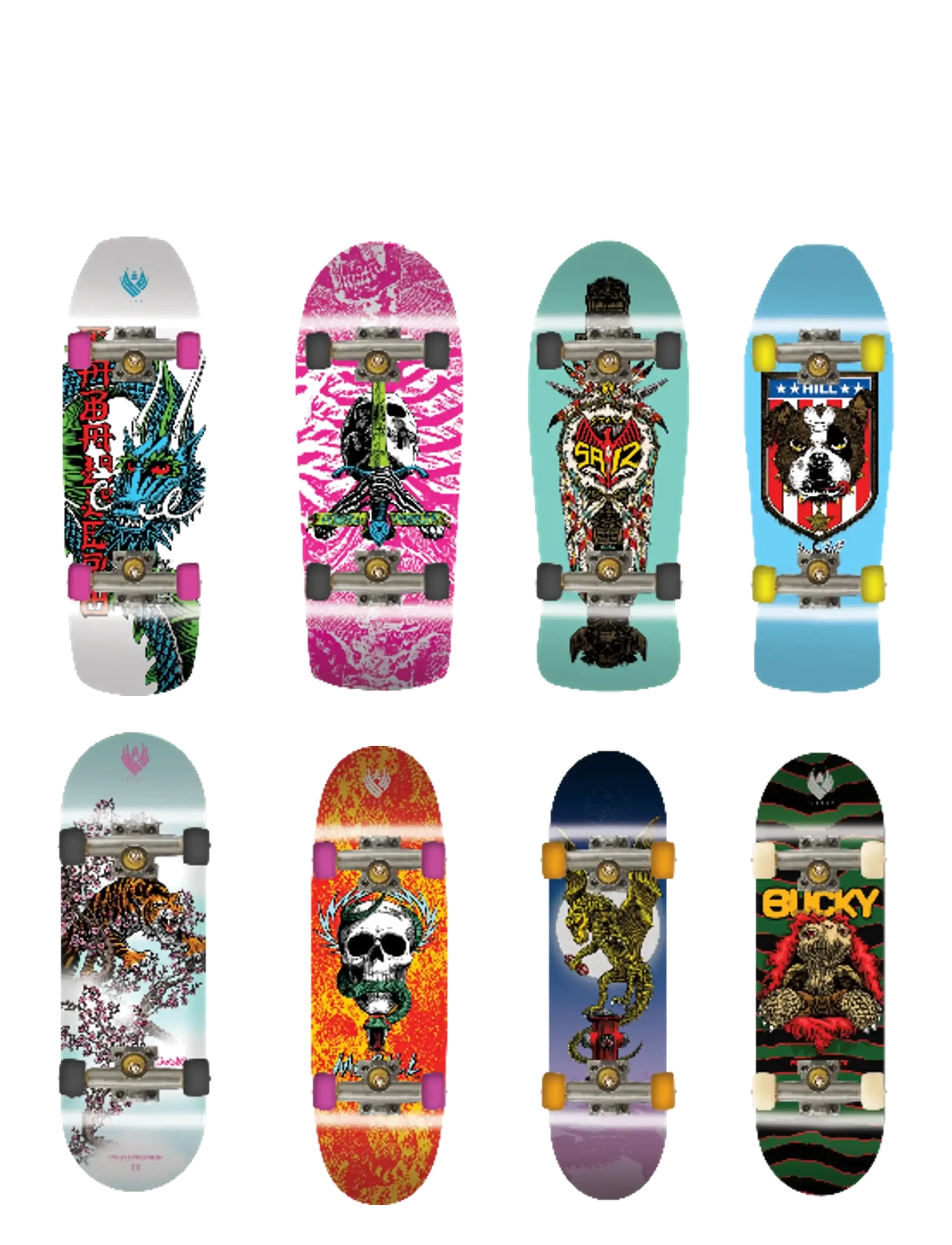 MAKI - Tech Deck 8 Pack Multipack - Retro Neon - fidget toys - muti - 1