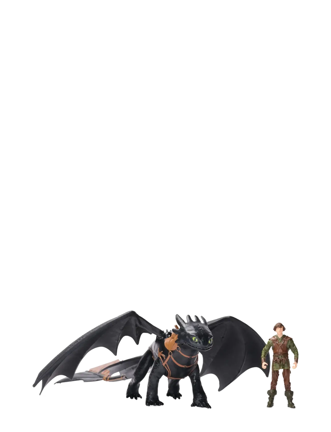 Dragon Dragons Movie Viking & Dragon - Toothless & Hiccup - Dyr - MUTI / brown