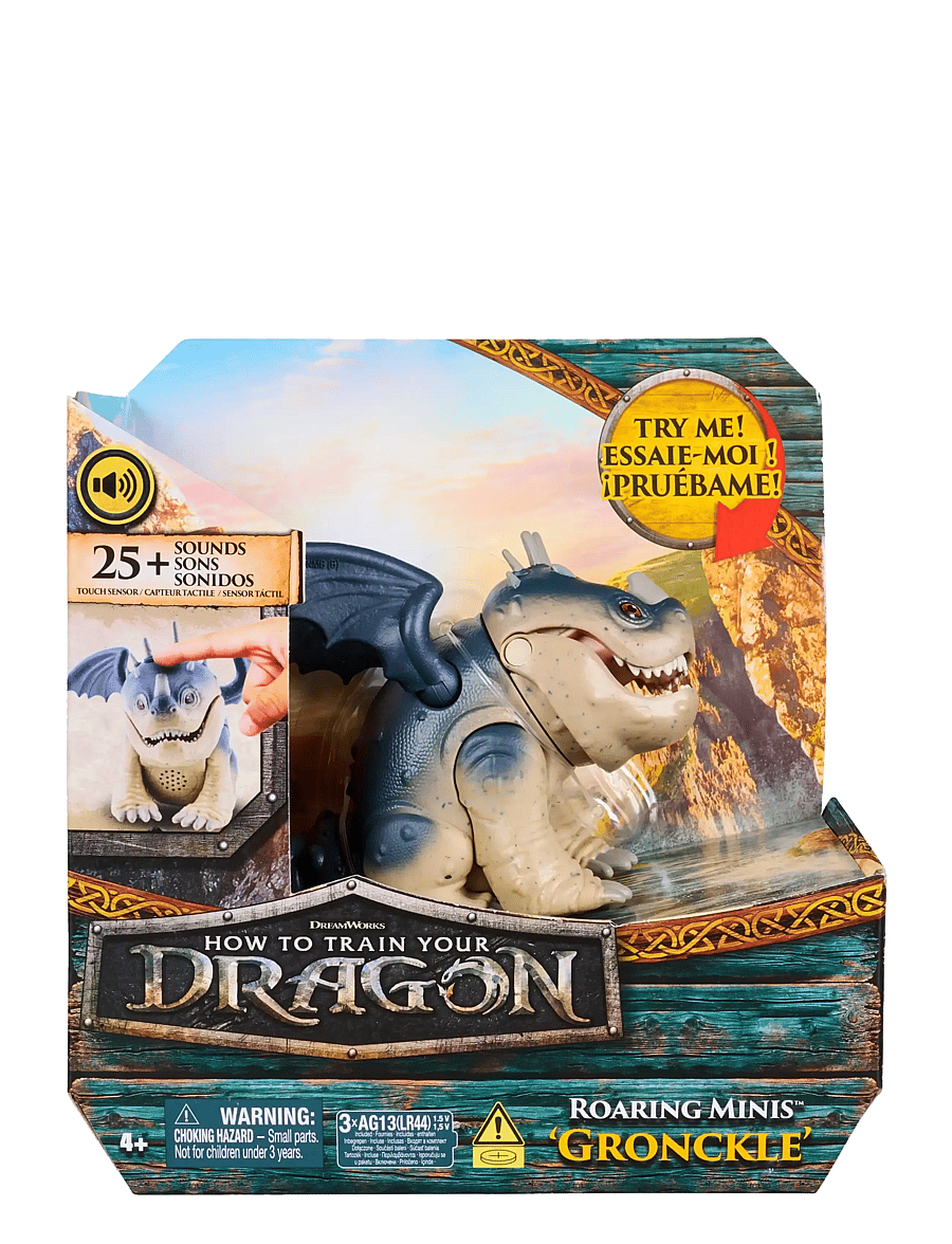 Dragon - Dragons Movie Interactive Dragon - Gronkle - hasarfígúrur - muti - 0