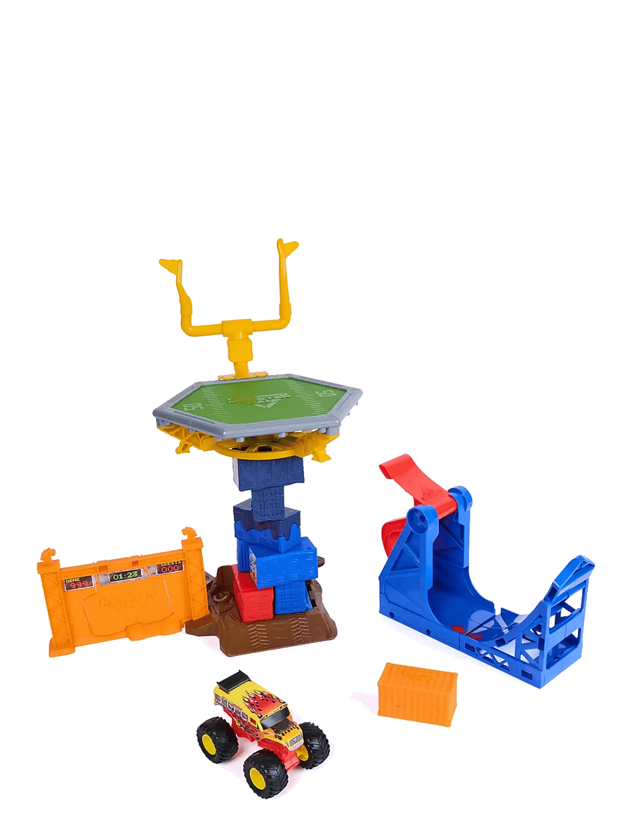 MAKI - Monster Jam Smash & Bash Crash Course Playset - leikfangasett - multi - 0