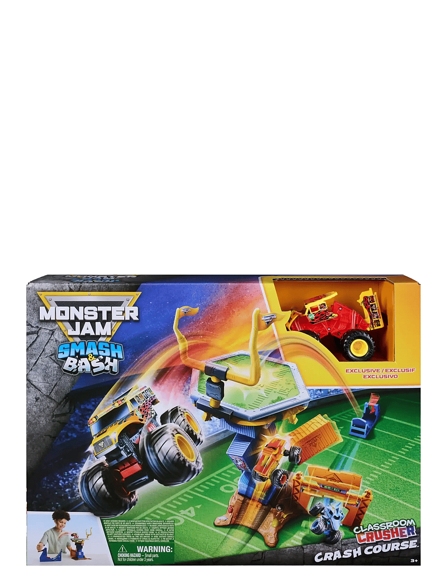 MAKI - Monster Jam Smash & Bash Crash Course Playset - leikfangasett - multi - 1