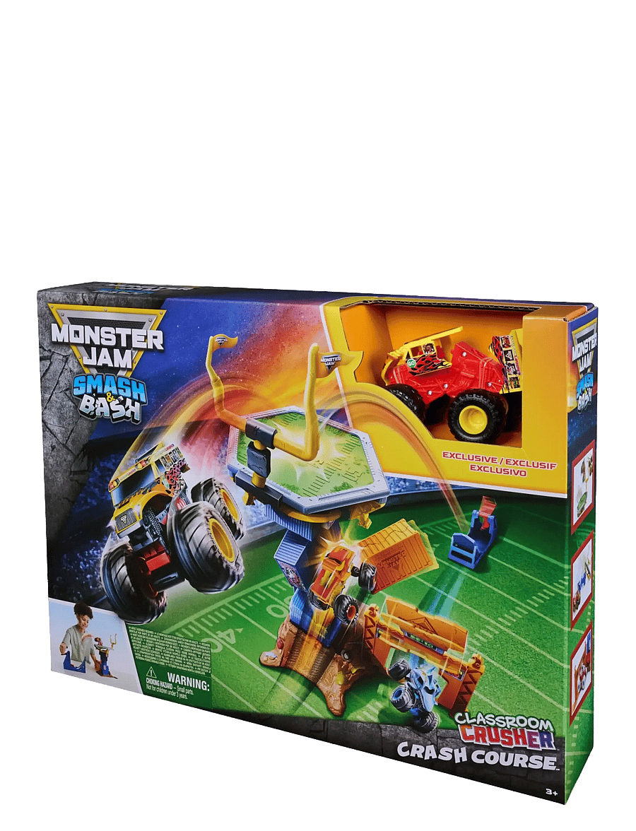 MAKI - Monster Jam Smash & Bash Crash Course Playset - leikfangasett - multi - 2