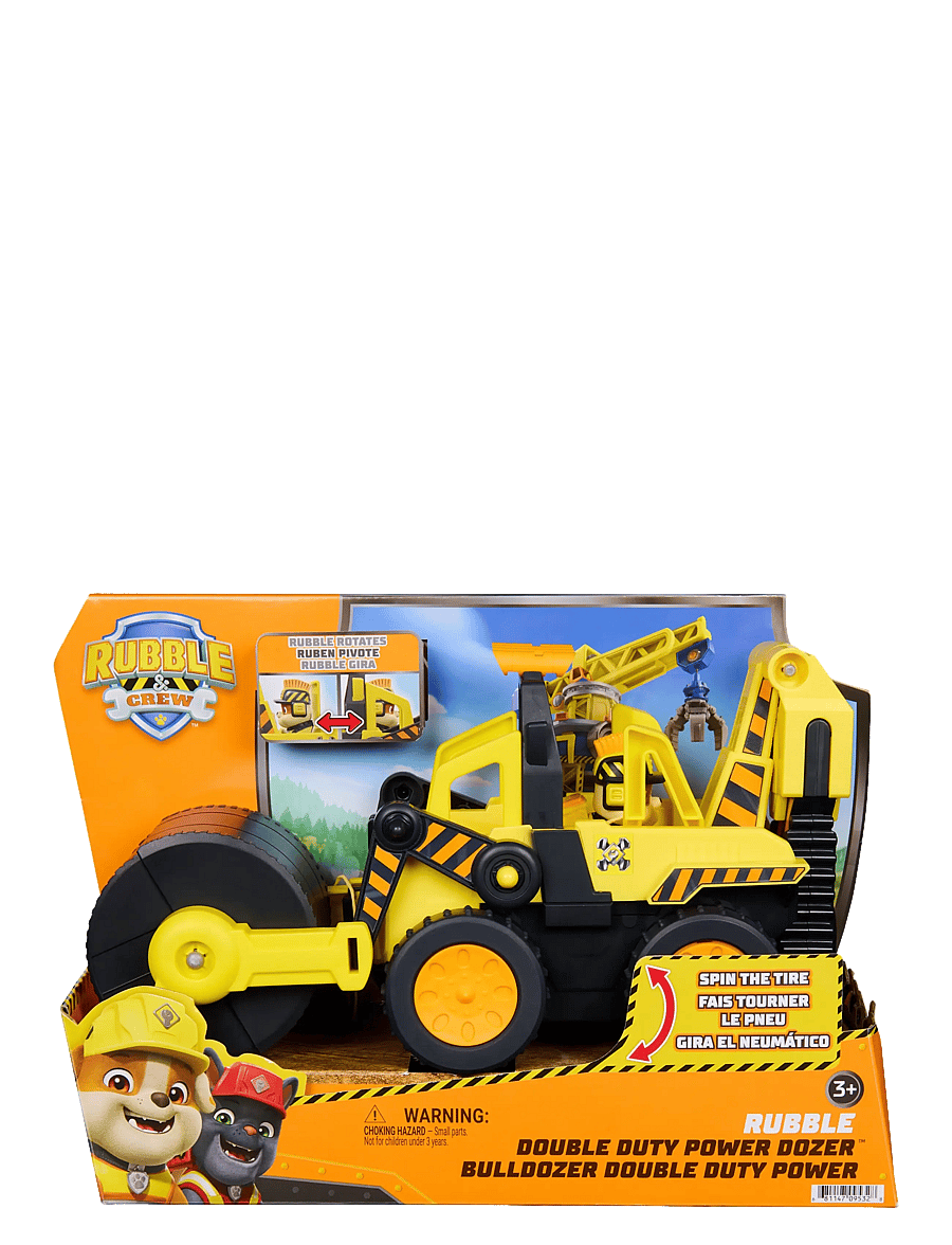 Paw Patrol - Rubble & Crew Double Duty Power Dozer - byggmaskiner - multi - 0