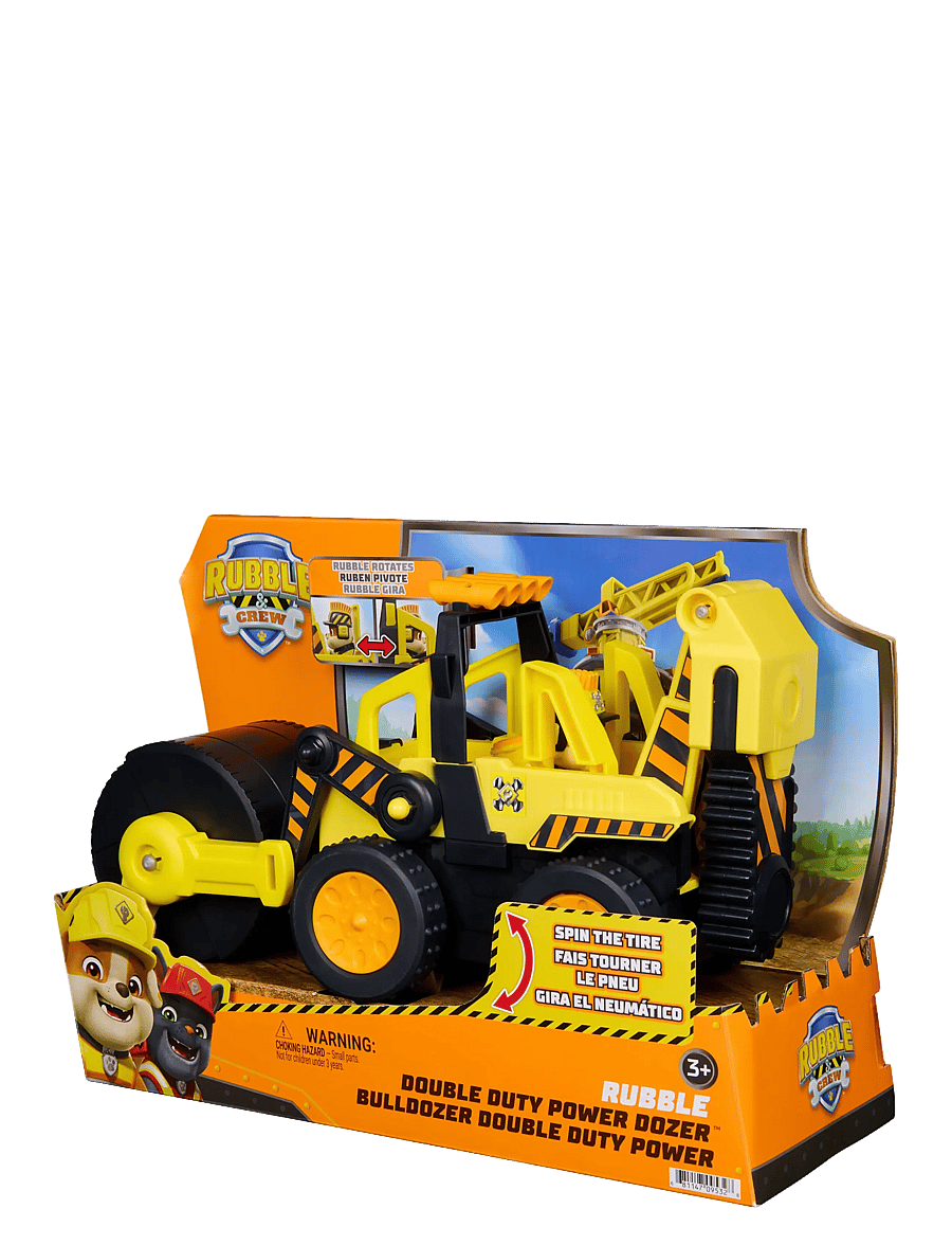 Paw Patrol - Rubble & Crew Double Duty Power Dozer - byggmaskiner - multi - 5