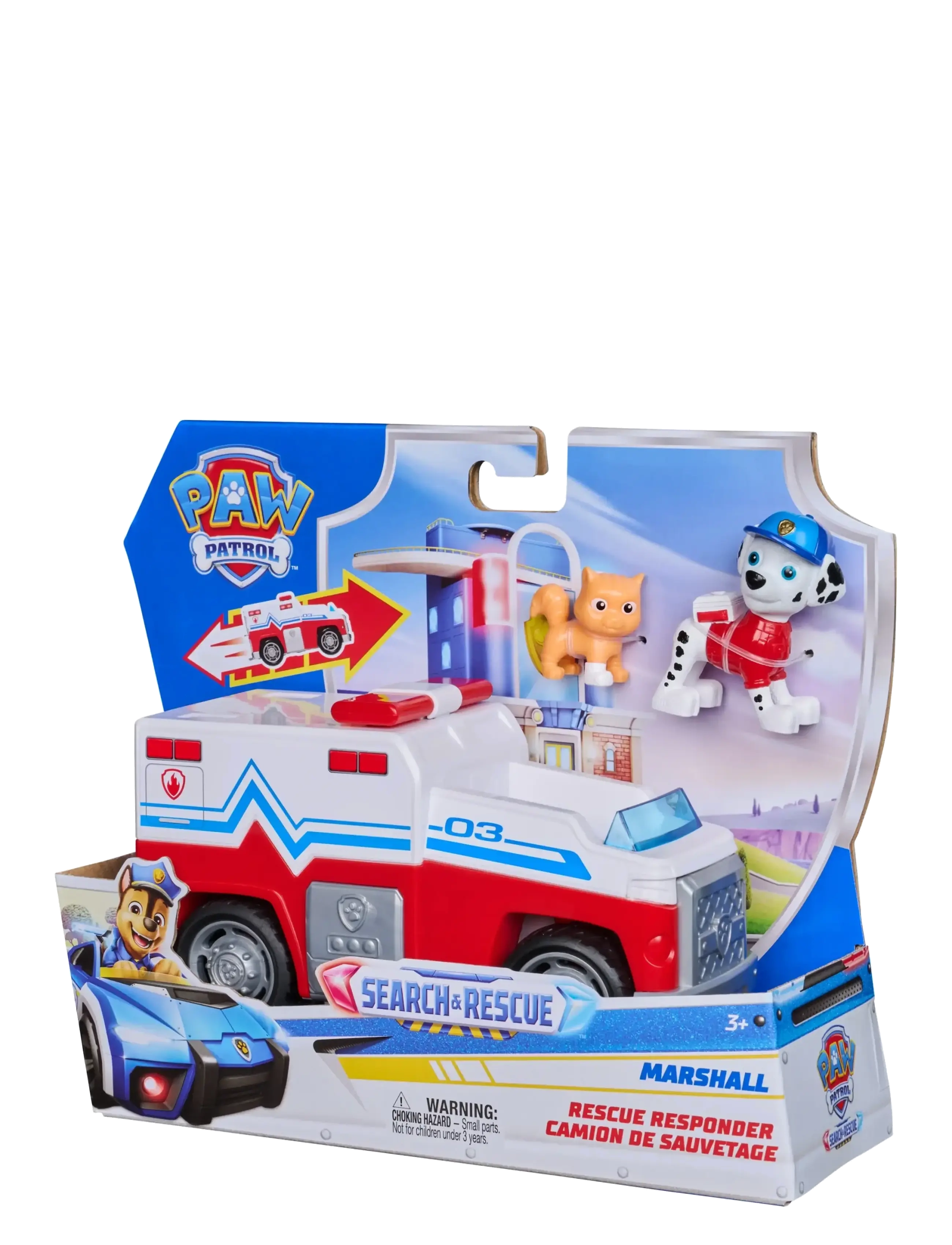 Paw Patrol - Paw Patrol Search&Rescue Themed Vehicle-Marshall - leikfangasett - multi - 2