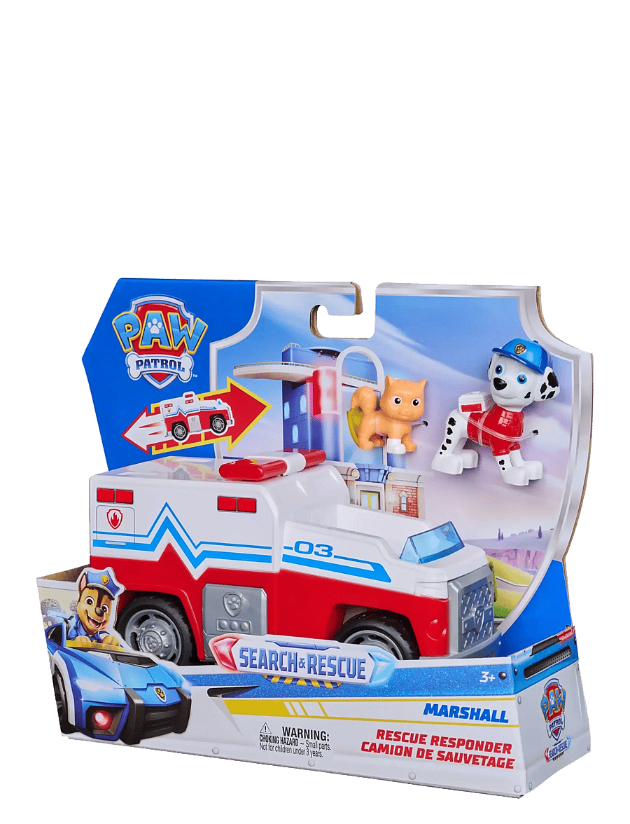 Paw Patrol - Paw Patrol Search&Rescue Themed Vehicle-Marshall - leikfangasett - multi - 2