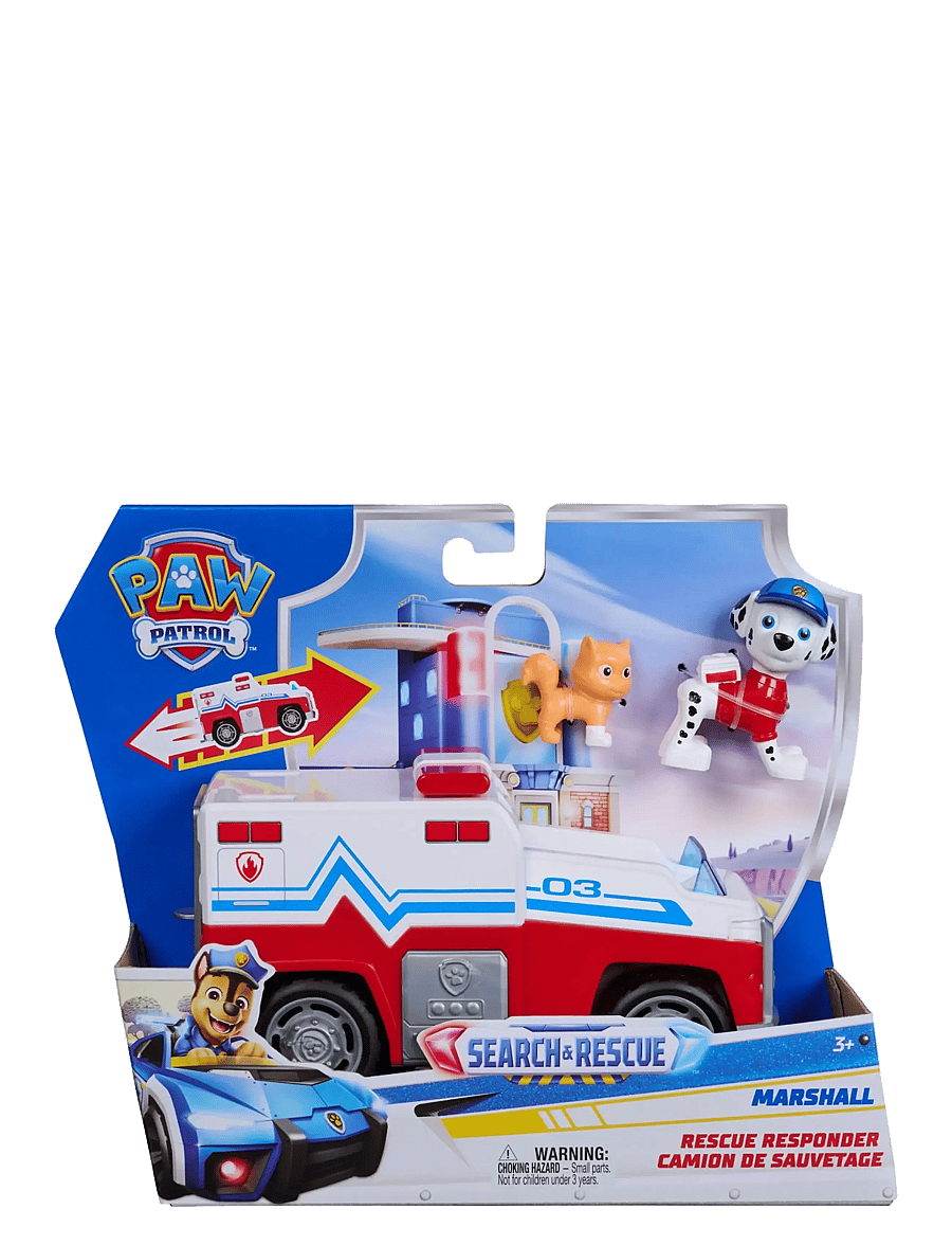 Paw Patrol - Paw Patrol Search&Rescue Themed Vehicle-Marshall - leikfangasett - multi - 4
