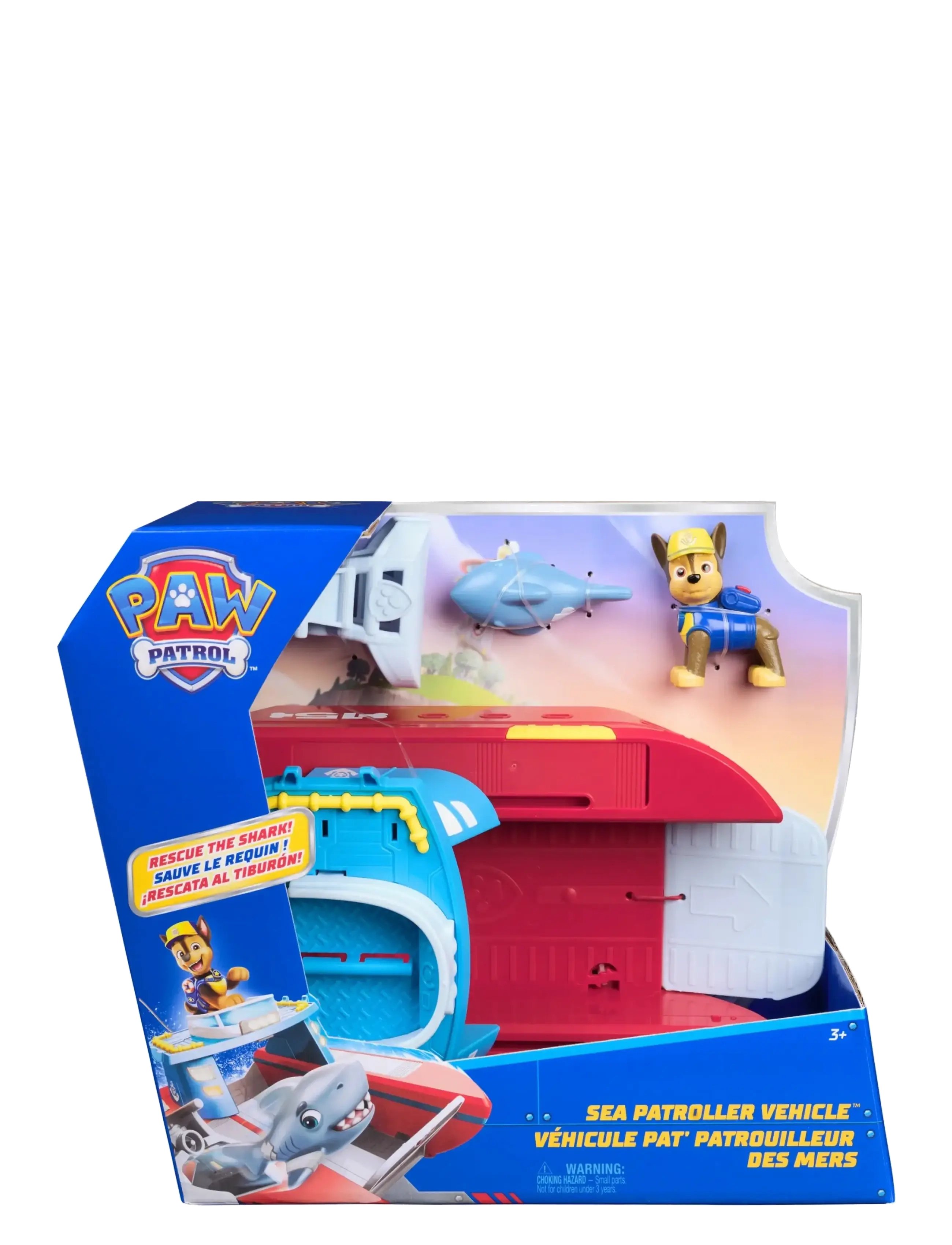 Paw Patrol - Paw Patrol Sea Patroller 22 cm w/grabber - actionfigurer - multi - 2