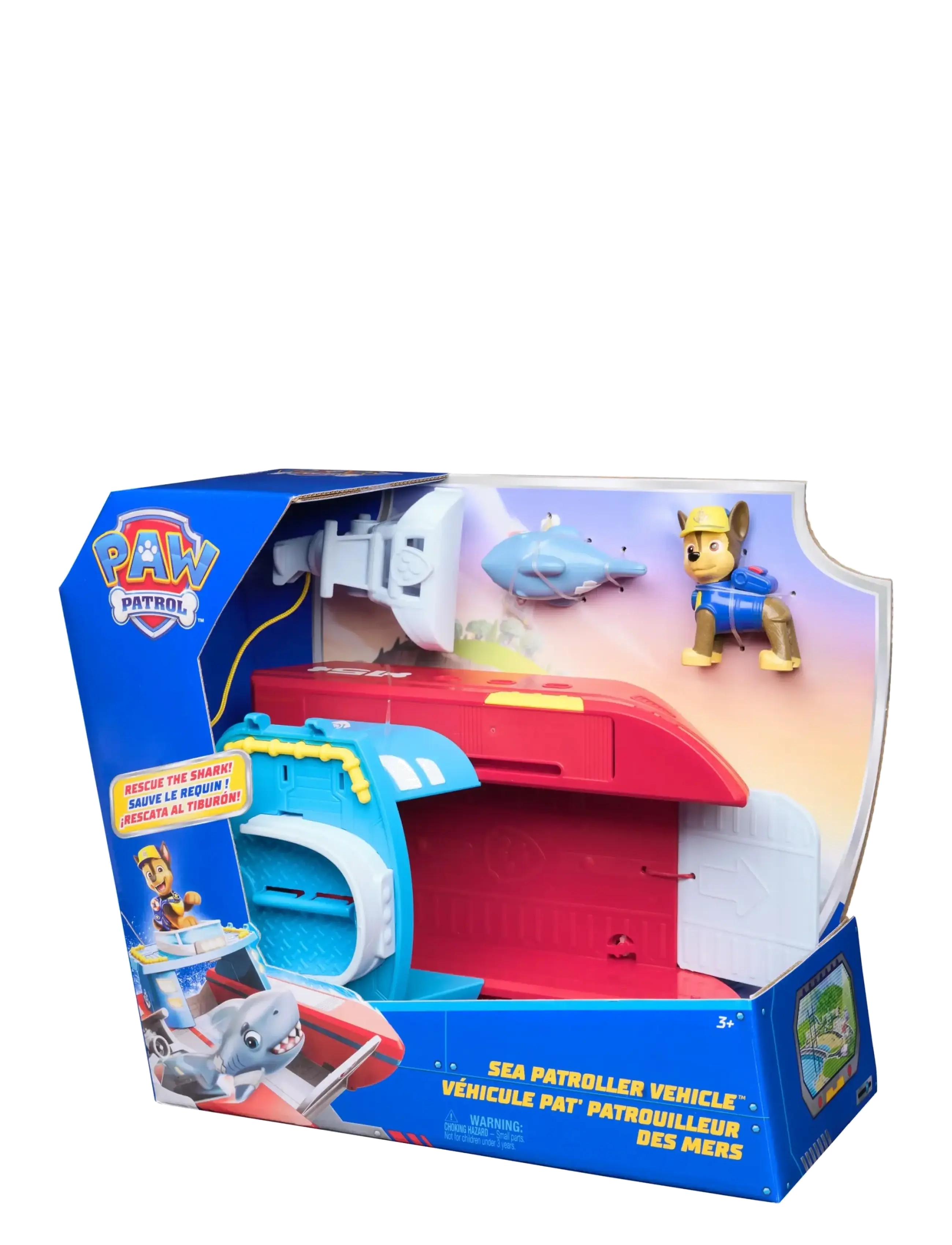 Paw Patrol - Paw Patrol Sea Patroller 22 cm w/grabber - actionfigurer - multi - 4