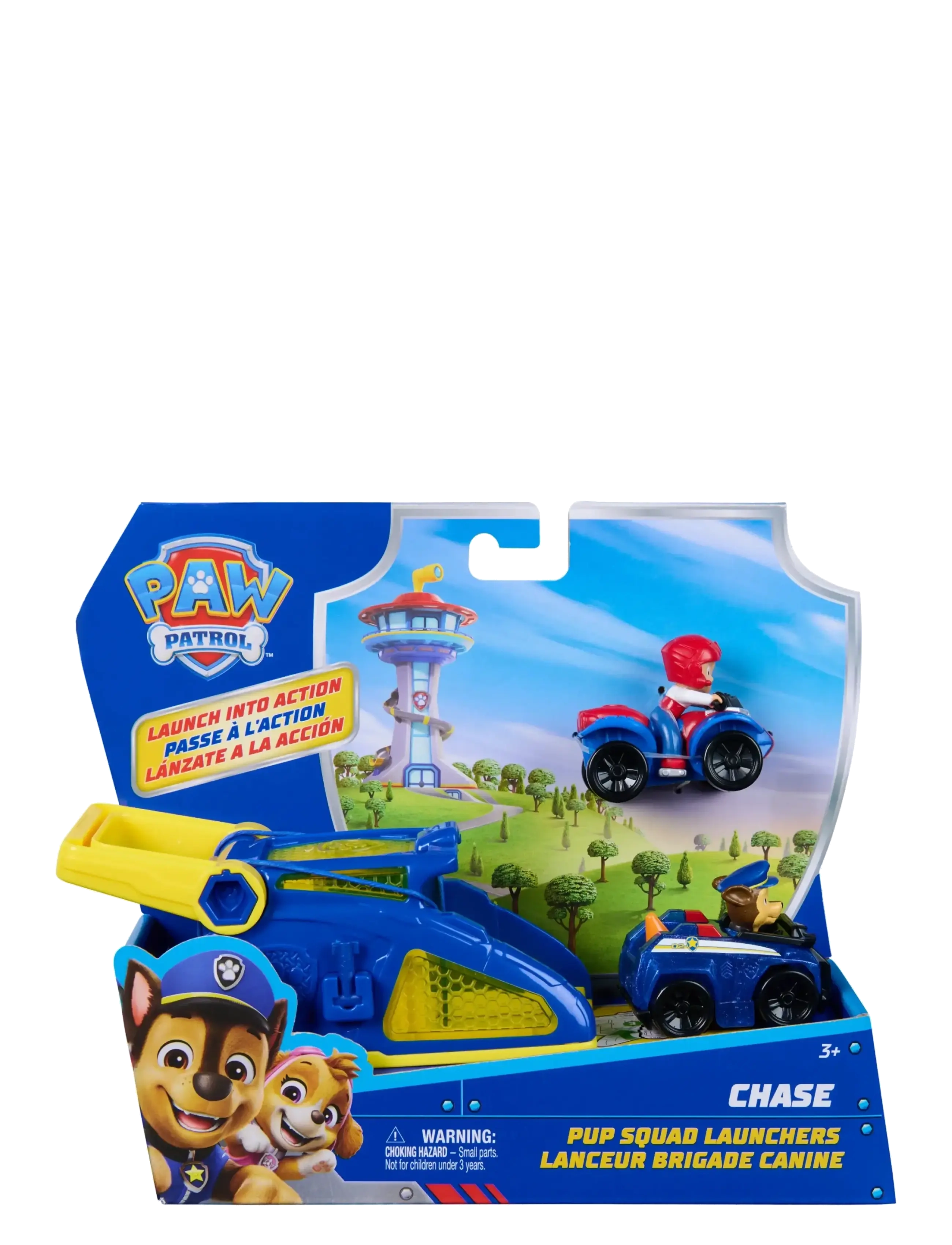 Paw Patrol - Paw Patrol Pup Squad Launcher - Chase - legesæt - multi - 2