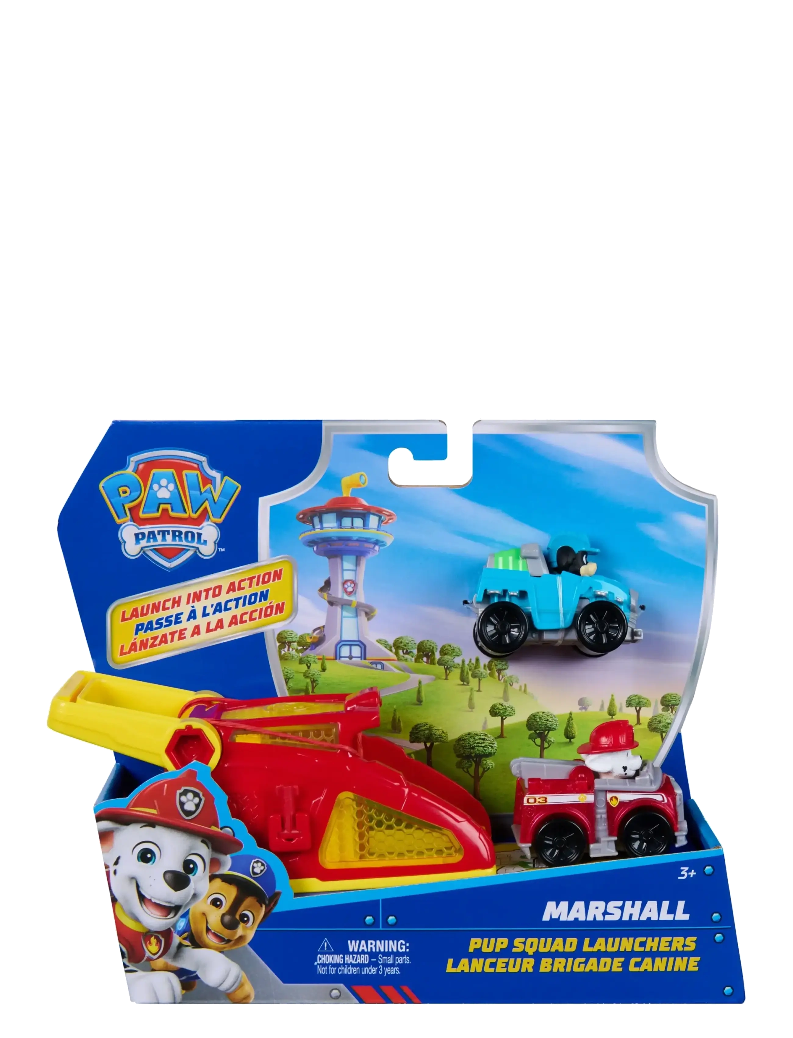 Paw Patrol - Paw Patrol Pup Squad Launcher - Marshall - actionfigurer - multi - 2