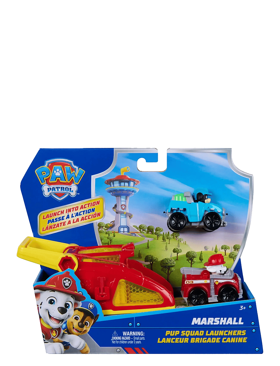Paw Patrol - Paw Patrol Pup Squad Launcher - Marshall - action-figurer - multi - 2